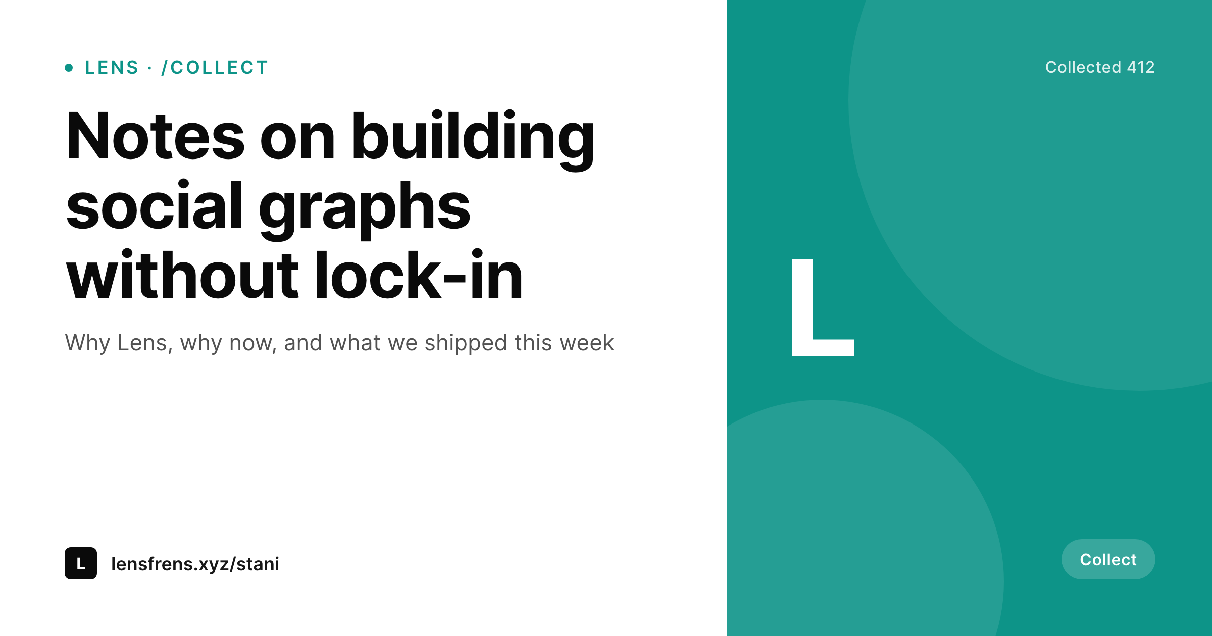 SleekPixel example output for Lens Protocol posts