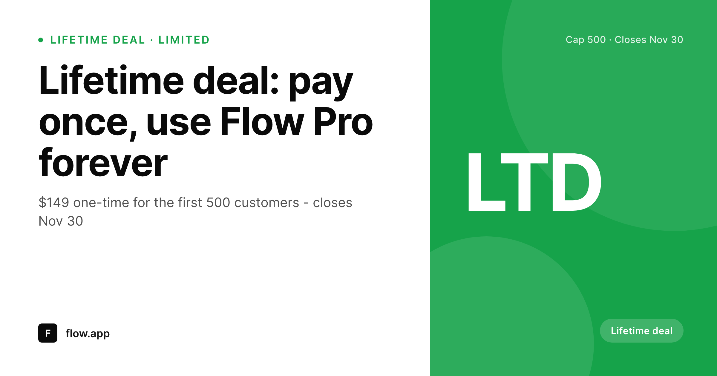 SleekPixel example output for lifetime deal card