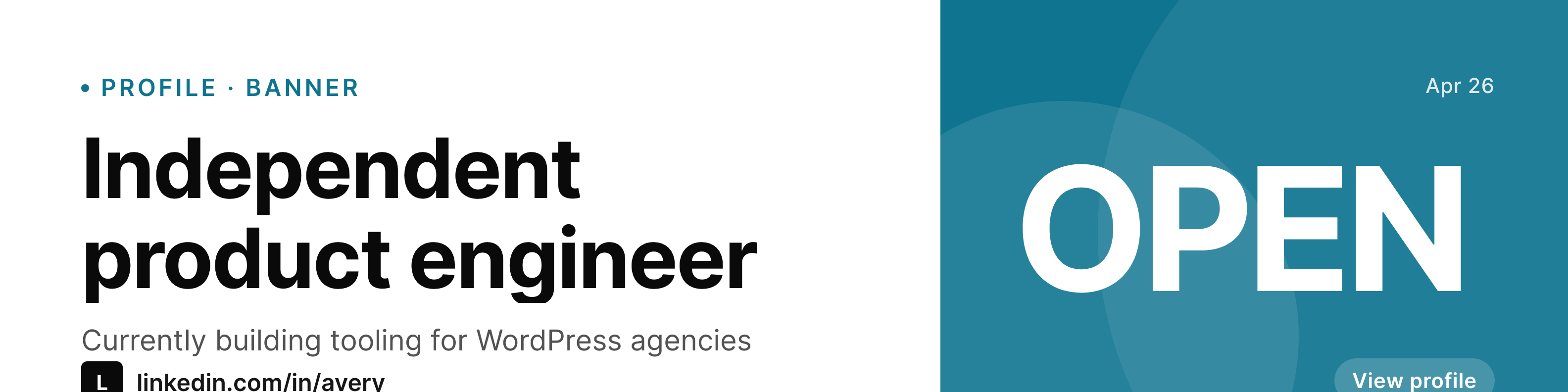 SleekPixel example output for LinkedIn banner images