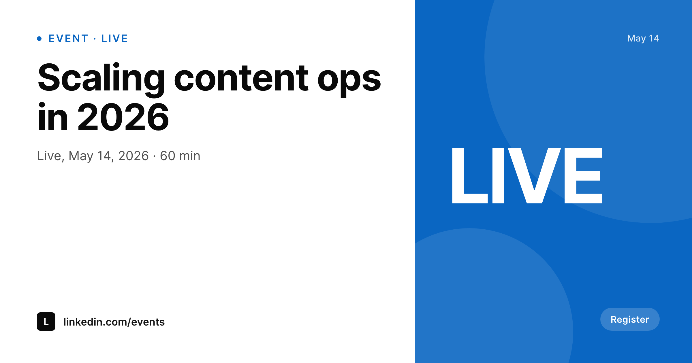 SleekPixel example output for LinkedIn event banners
