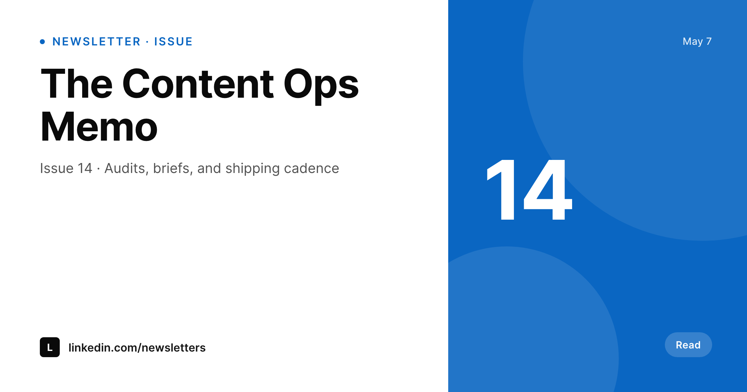 SleekPixel example output for LinkedIn newsletter headers