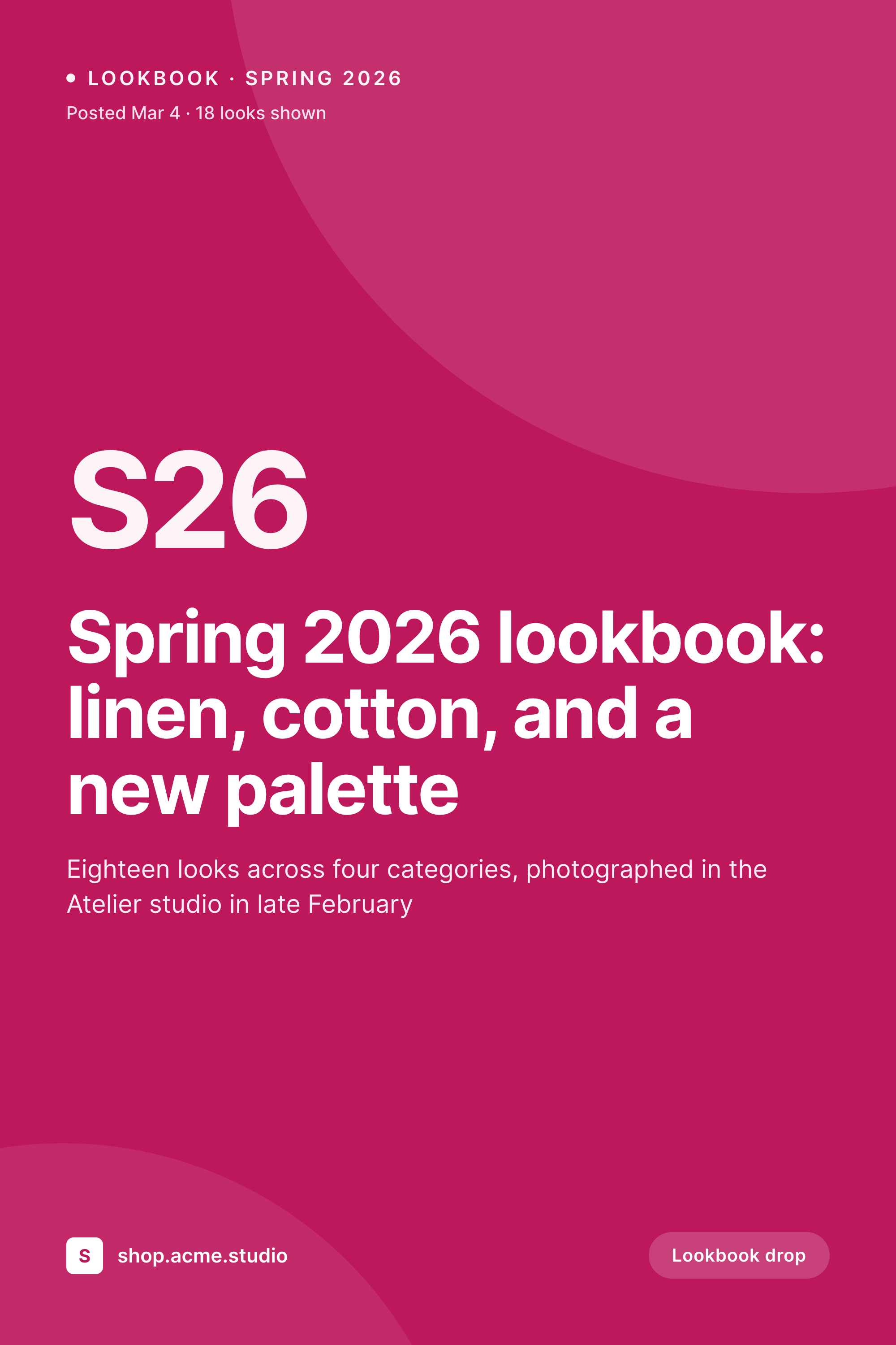 SleekPixel example output for lookbook card