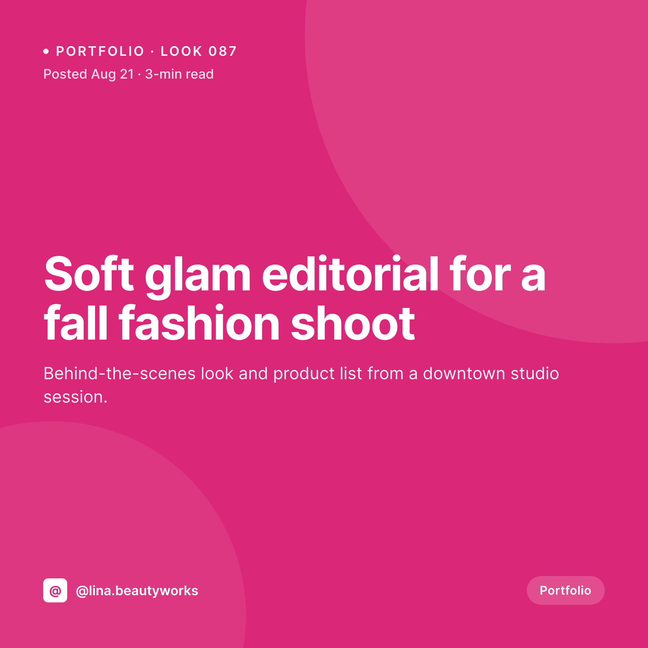 SleekPixel example output for makeup artist