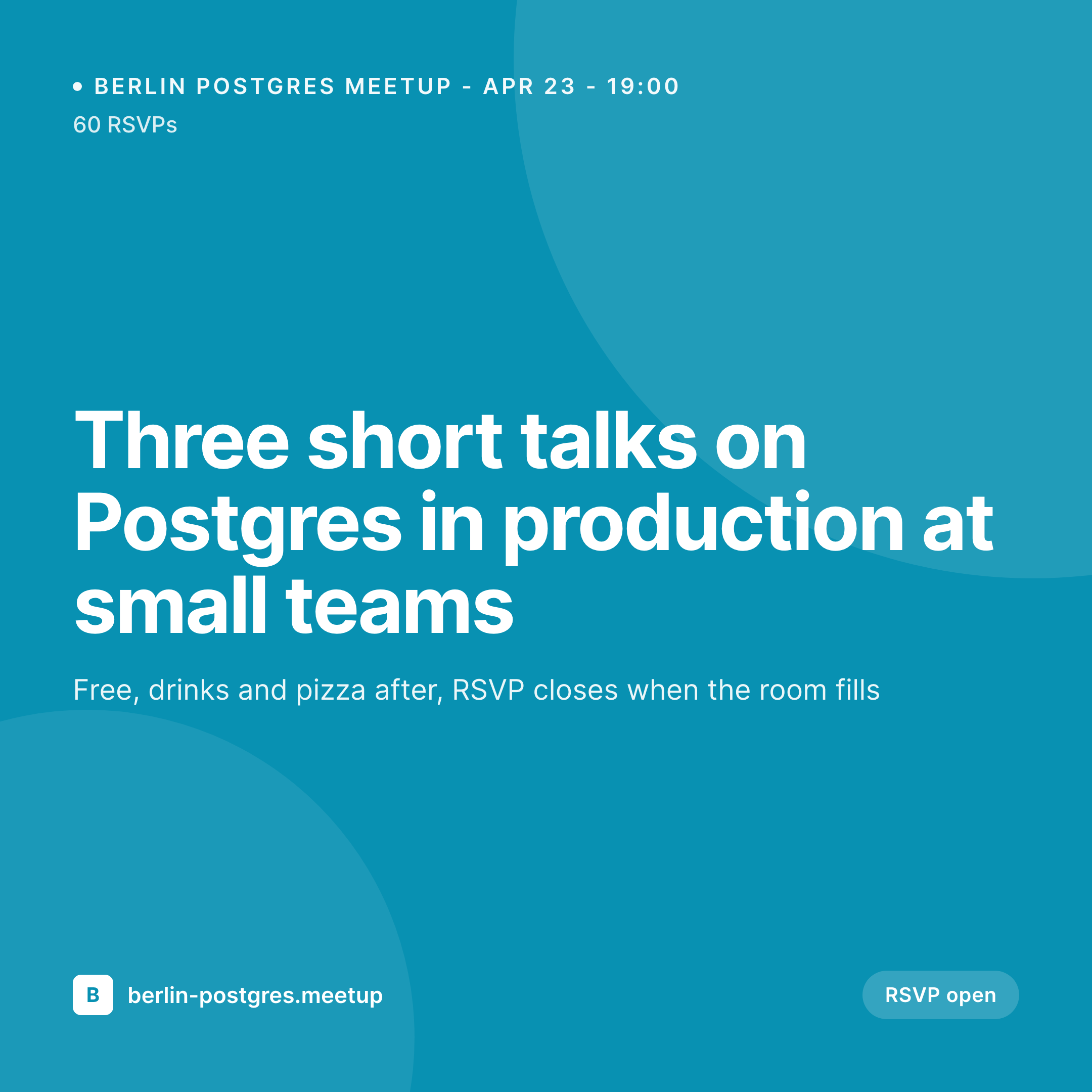 SleekPixel example output for meetup cards