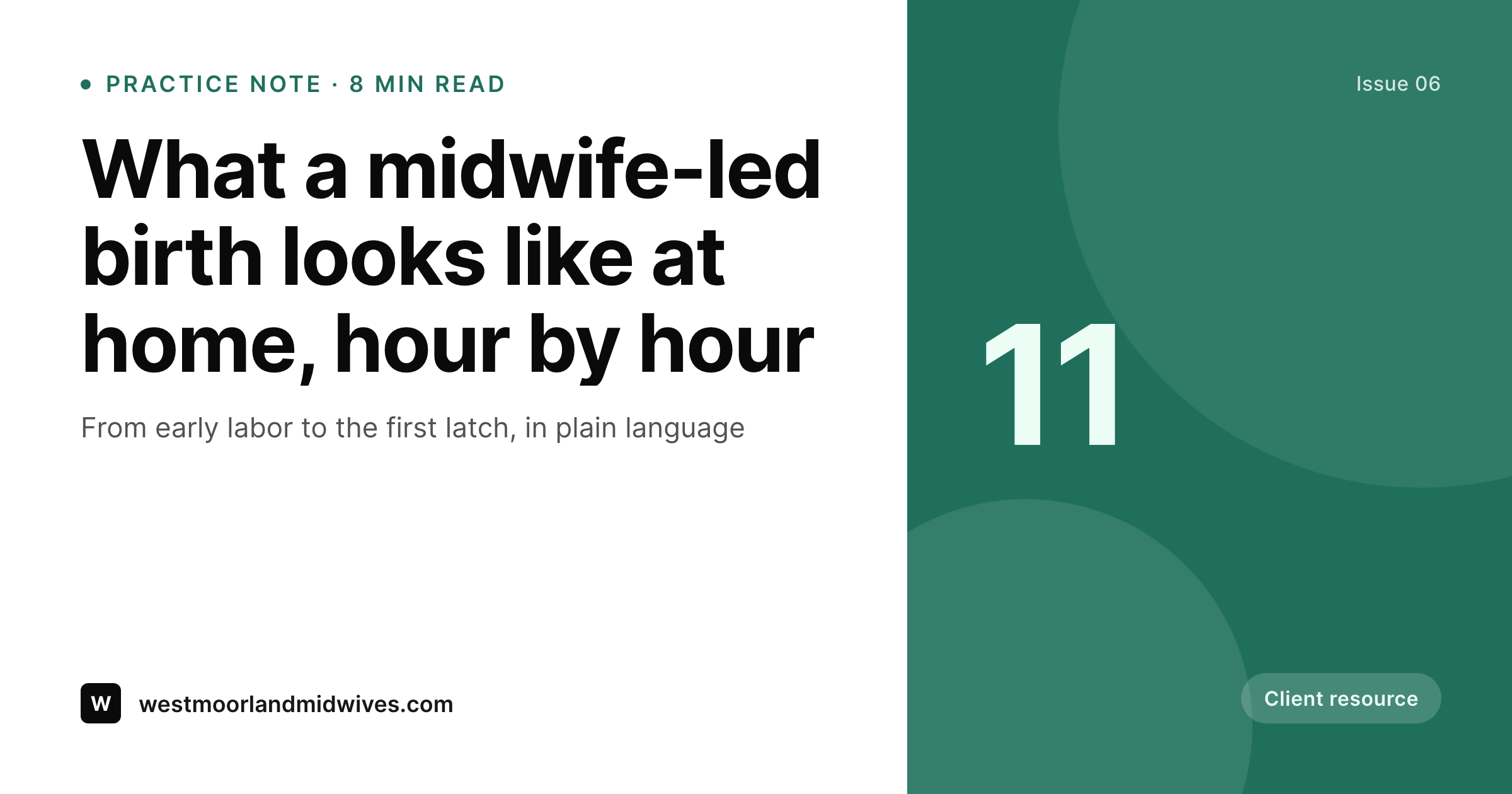 SleekPixel example output for midwives