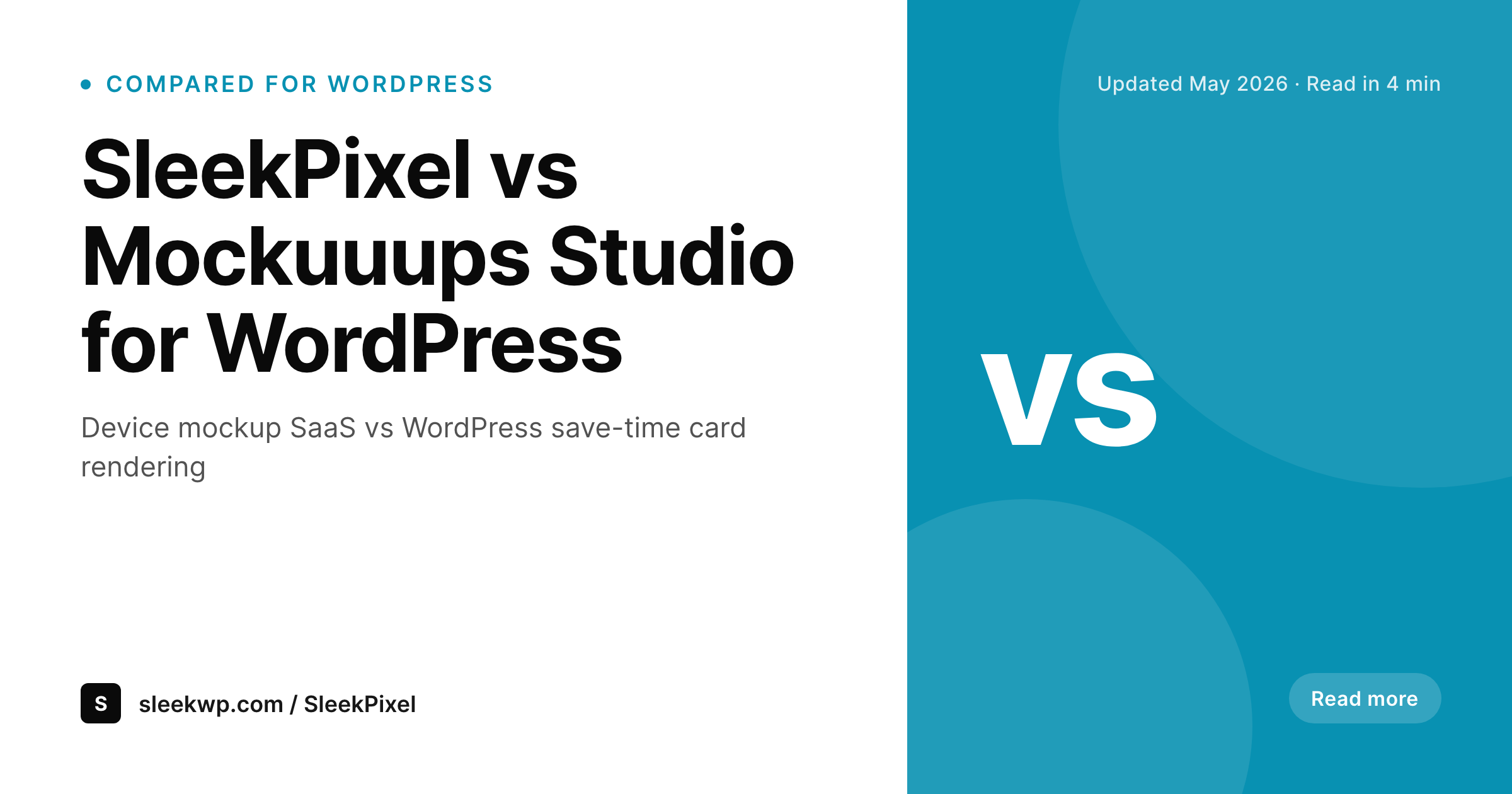 SleekPixel example output for Mockuuups Studio alternative for WordPress