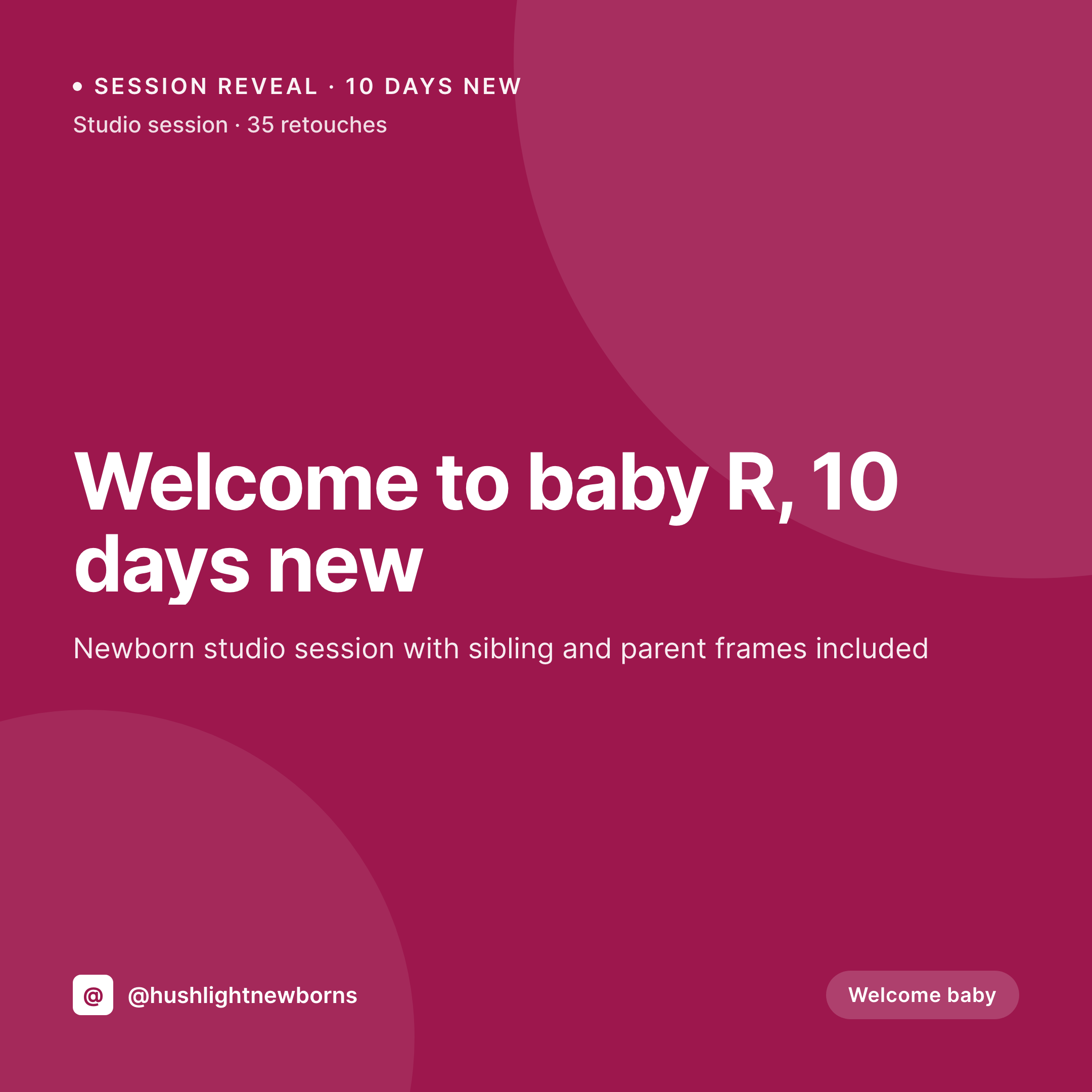 SleekPixel example output for newborn photographer