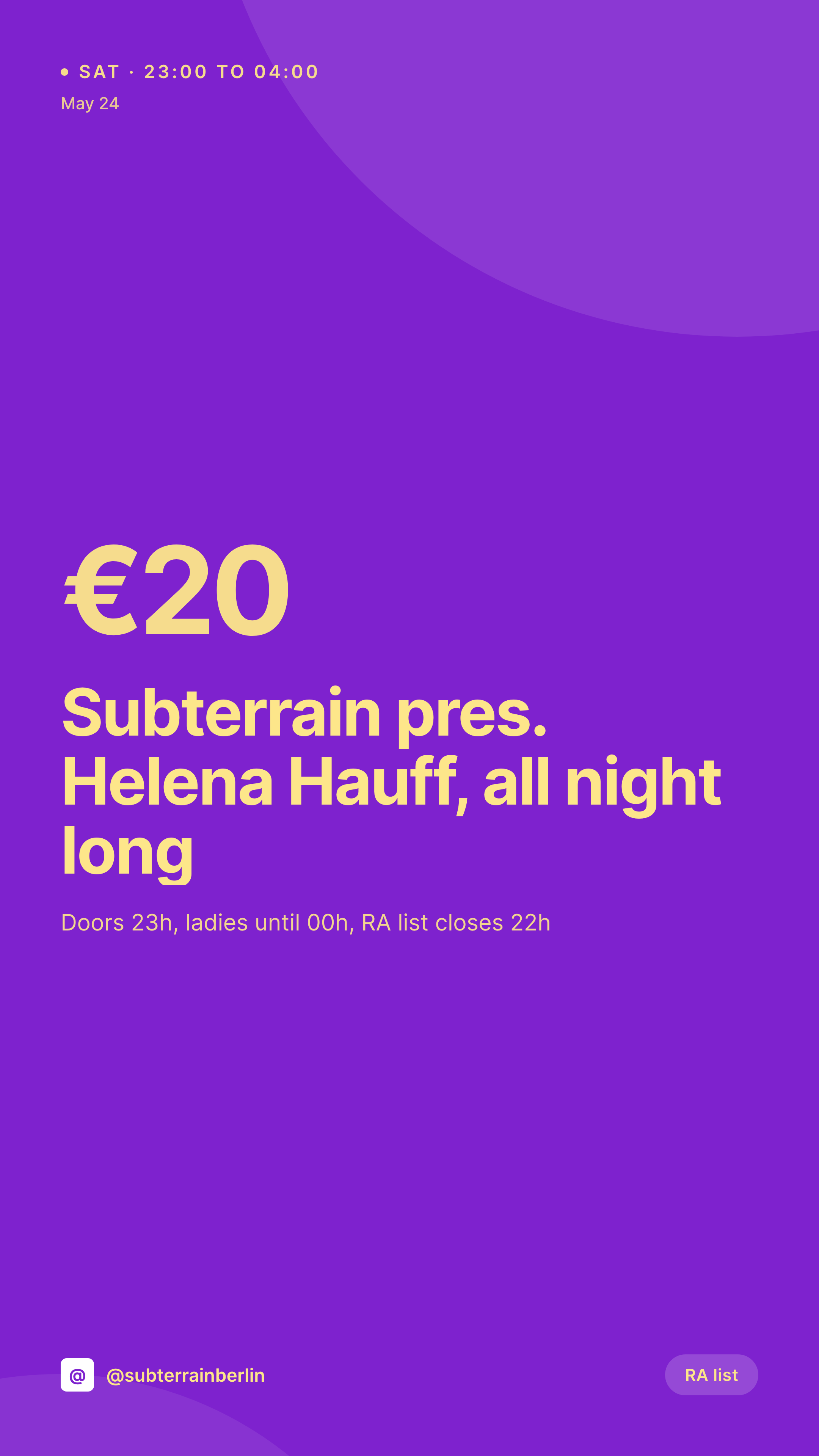 SleekPixel example output for nightclub