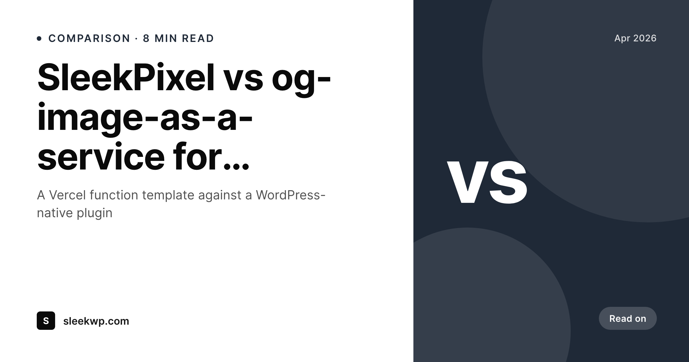 SleekPixel example output for og-image-as-a-service alternative for WordPress