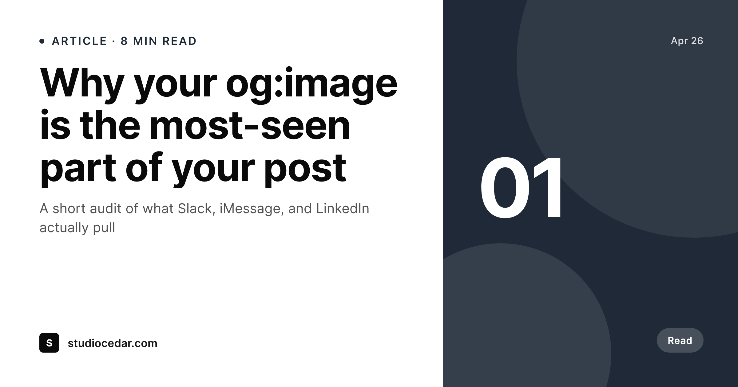 SleekPixel example output for Open Graph images