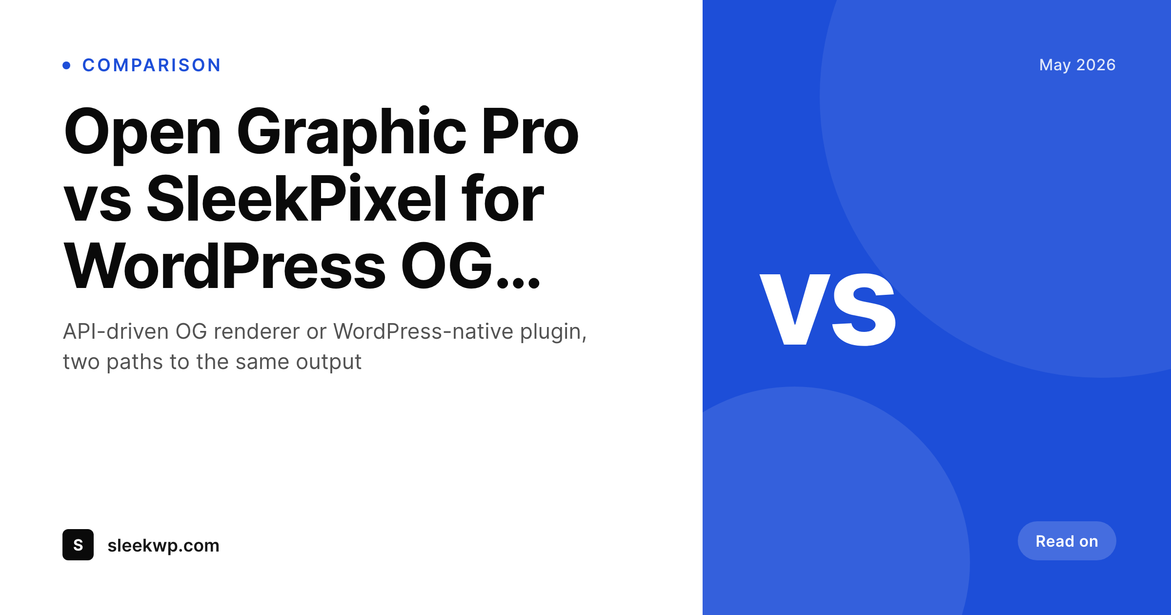 SleekPixel example output for Open Graphic Pro alternative for WordPress