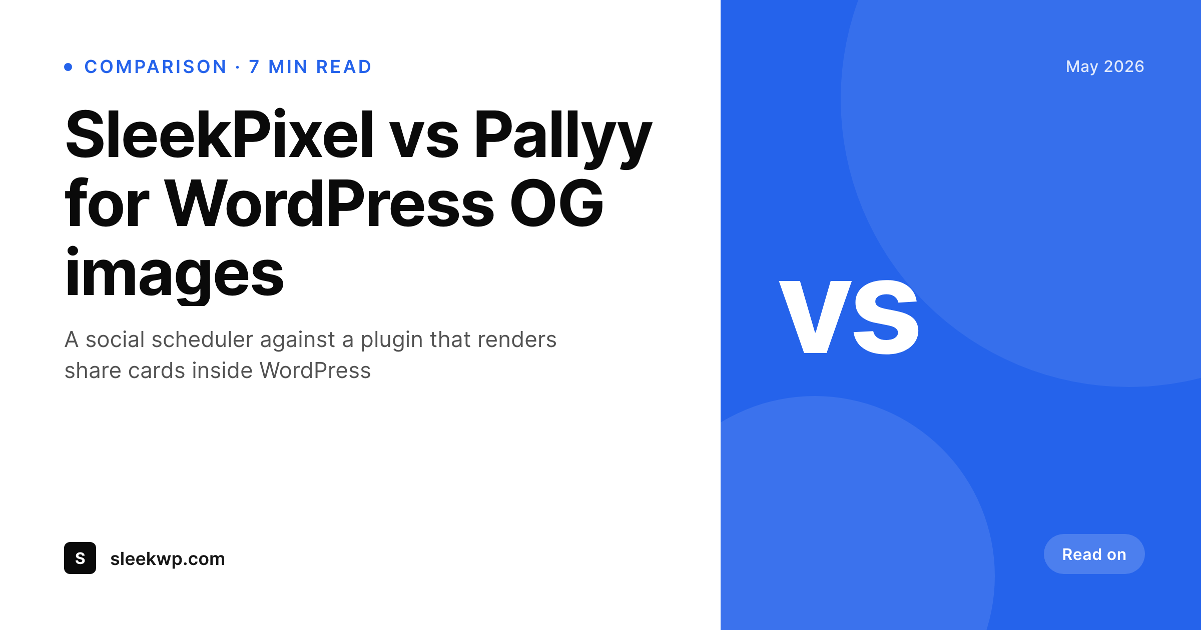 SleekPixel example output for Pallyy alternative for WordPress