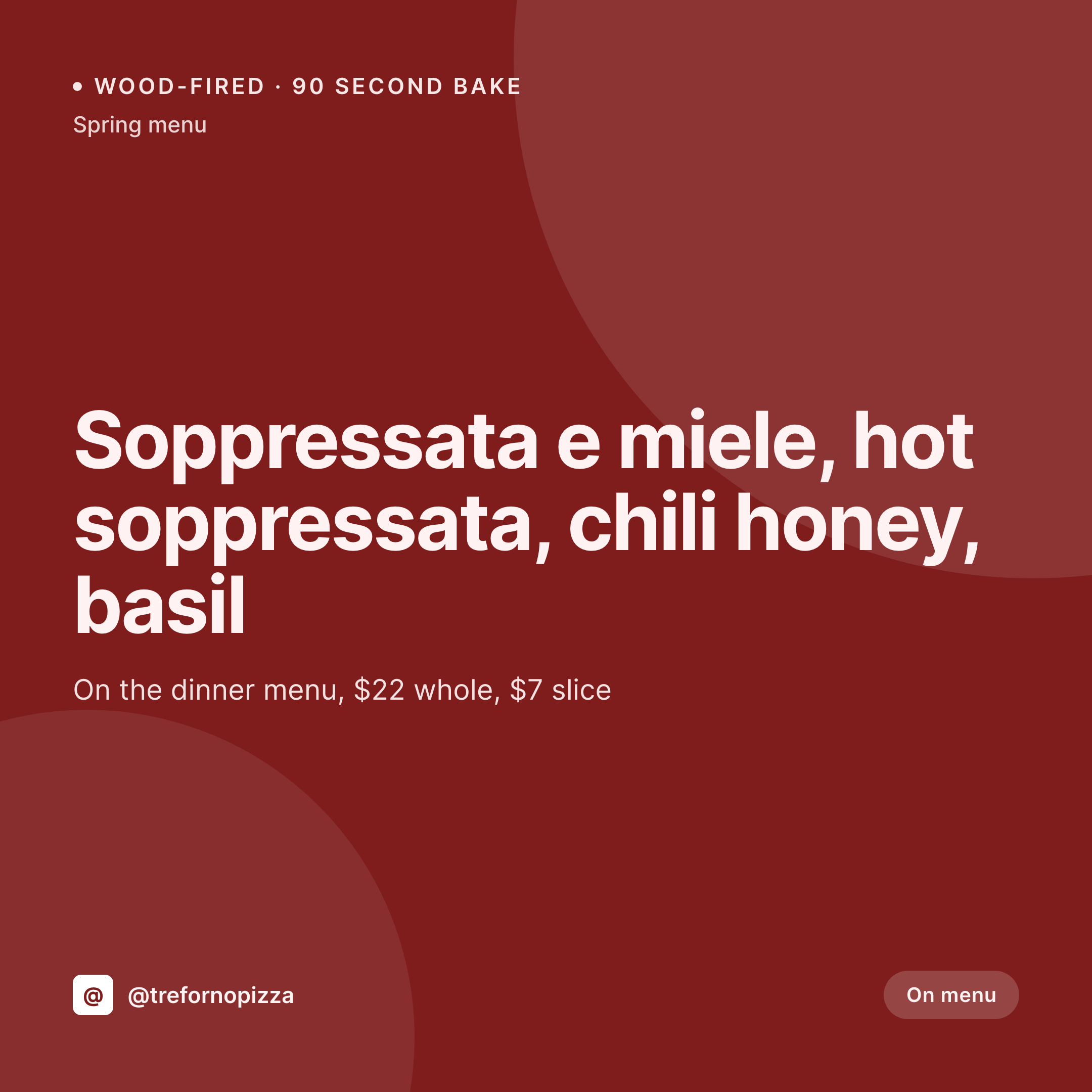 SleekPixel example output for pizza shop