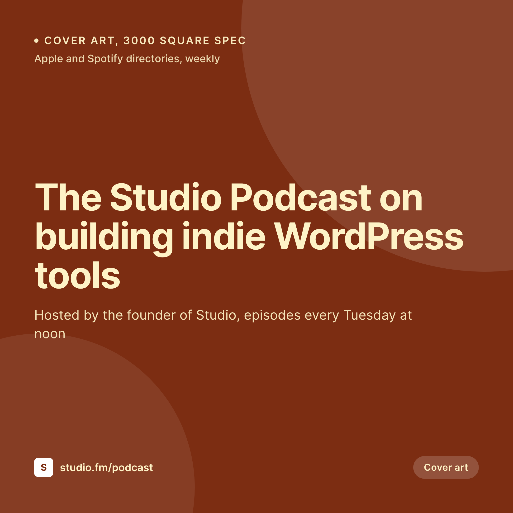 SleekPixel example output for podcast cover art