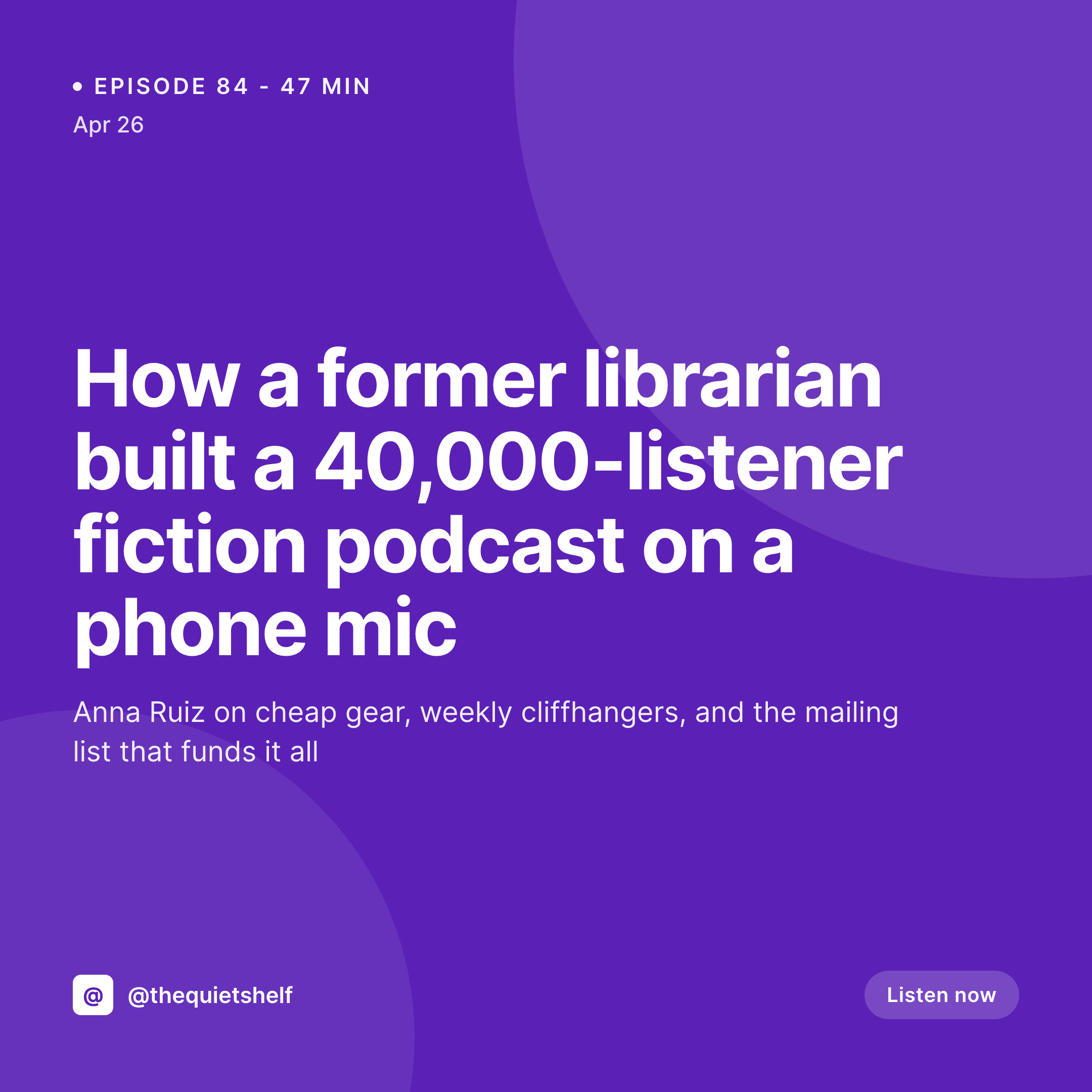 SleekPixel example output for podcast episode