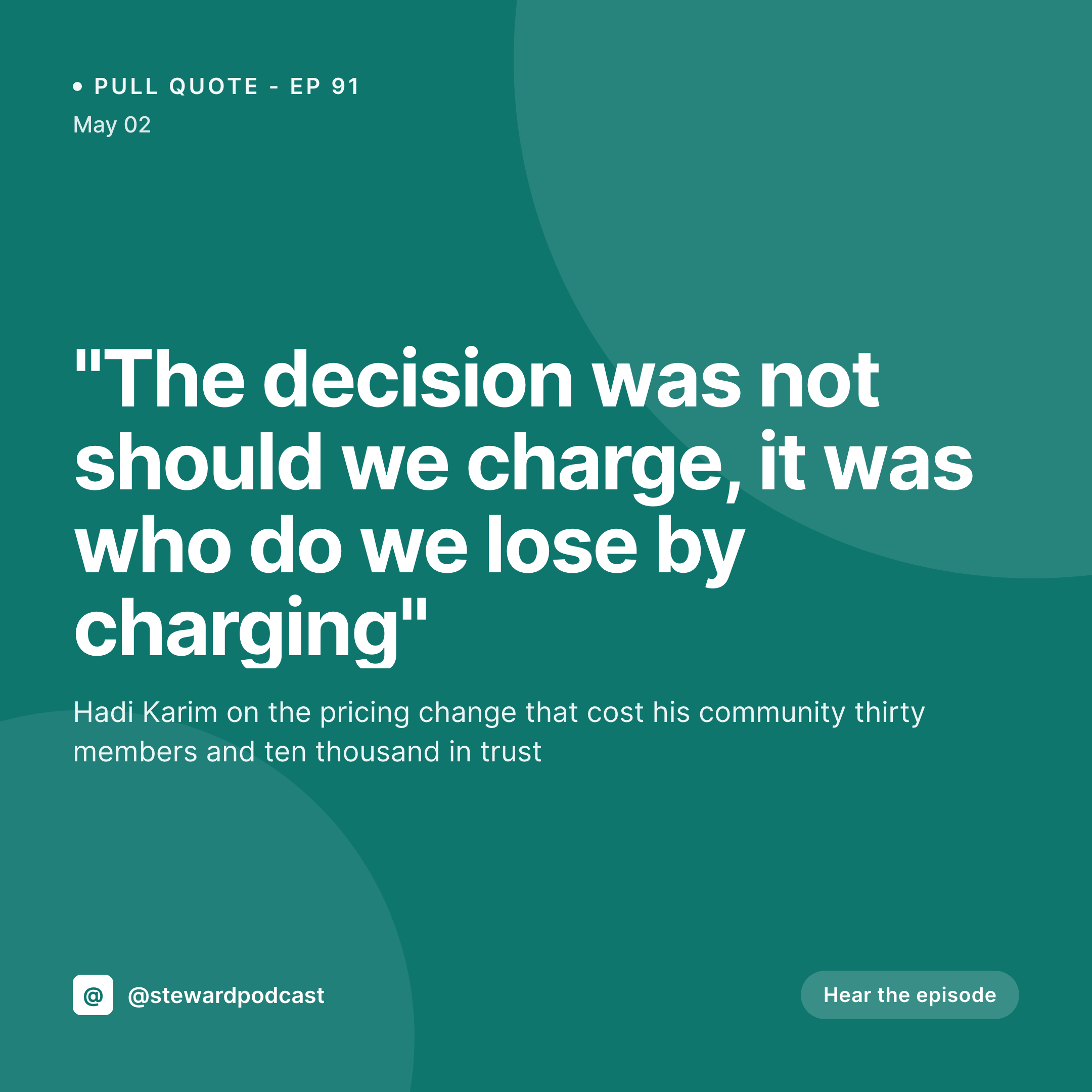 SleekPixel example output for podcast quote cards