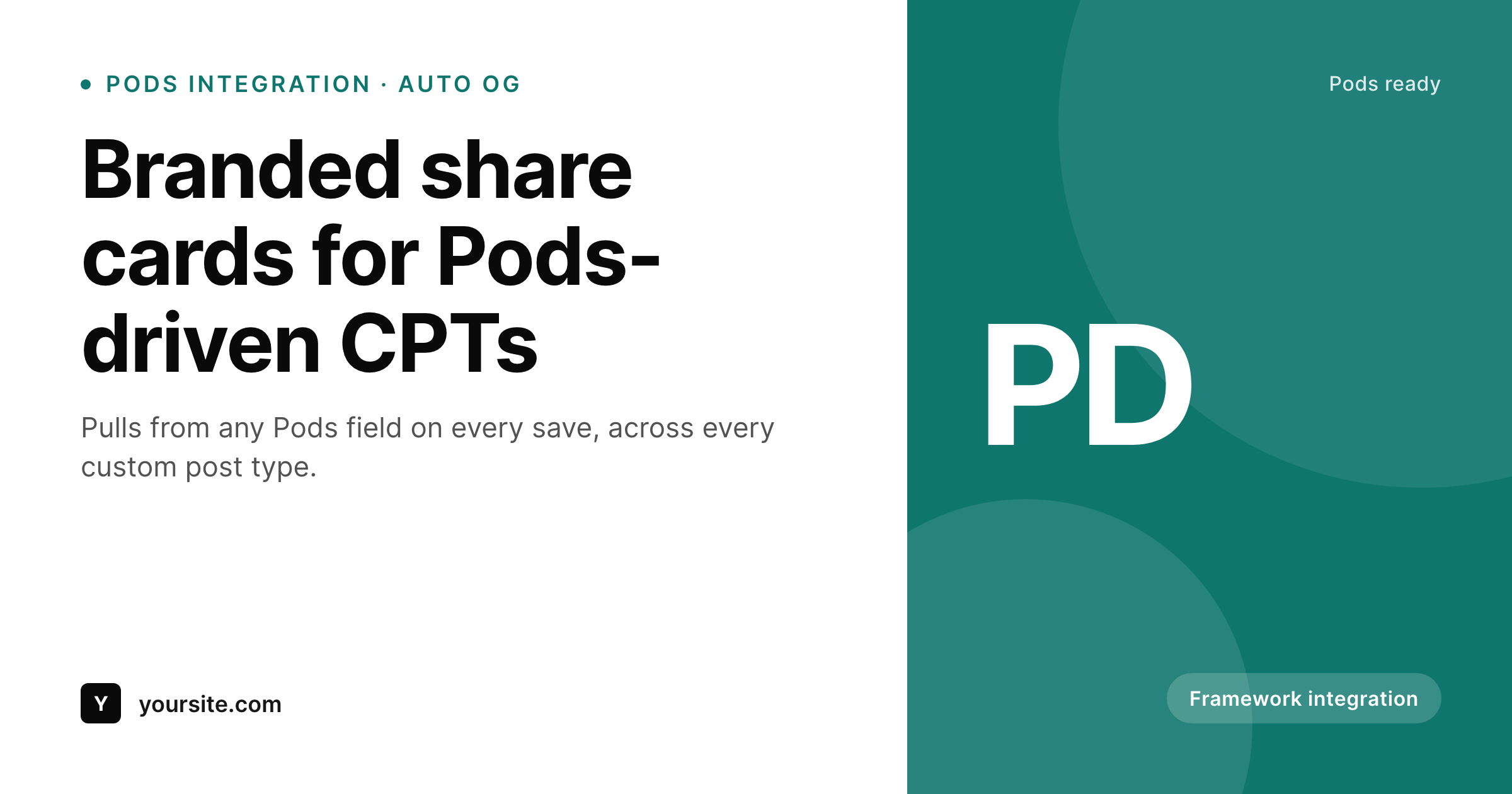 SleekPixel example output for Pods framework