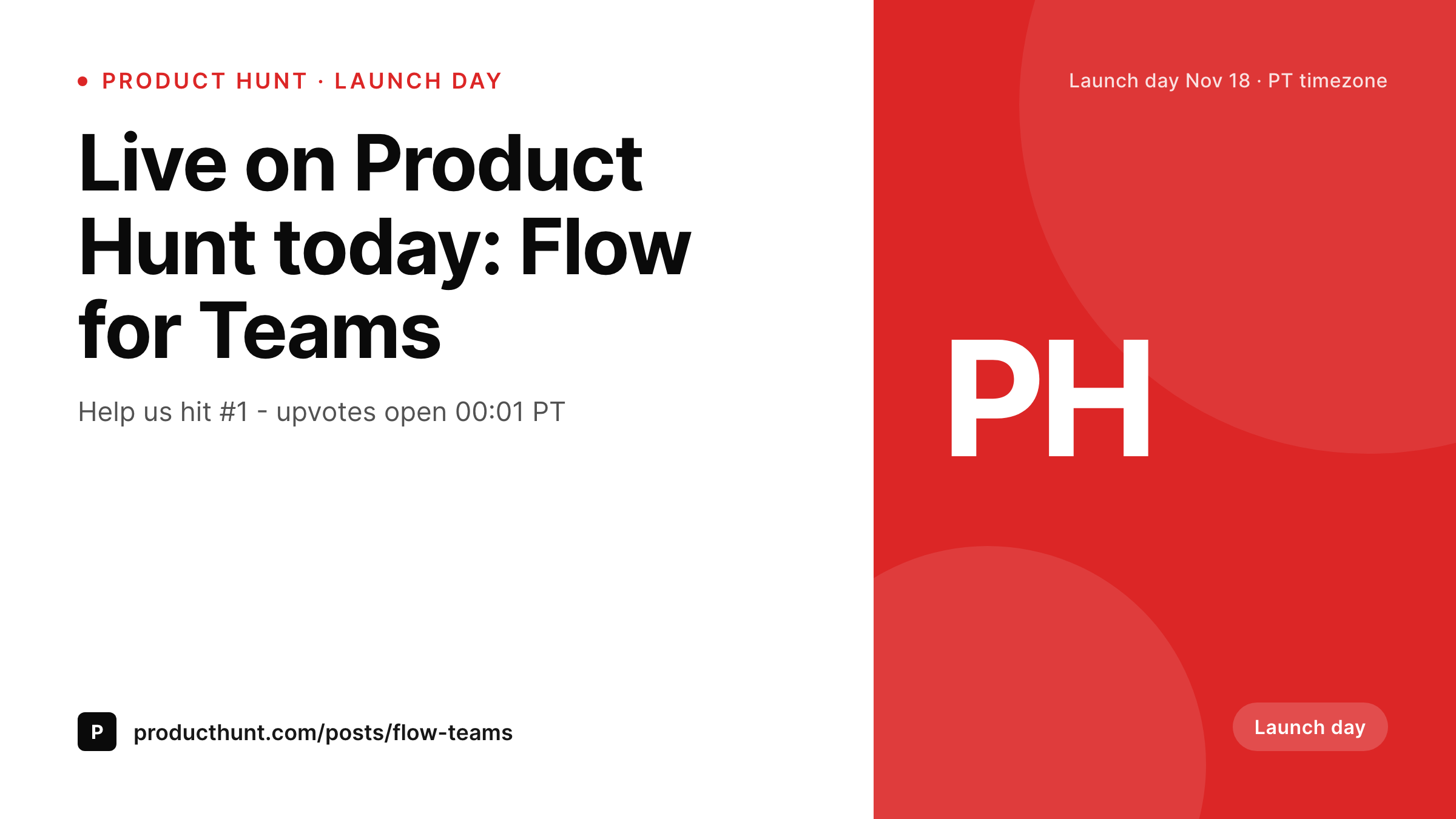 SleekPixel example output for Product Hunt launch card