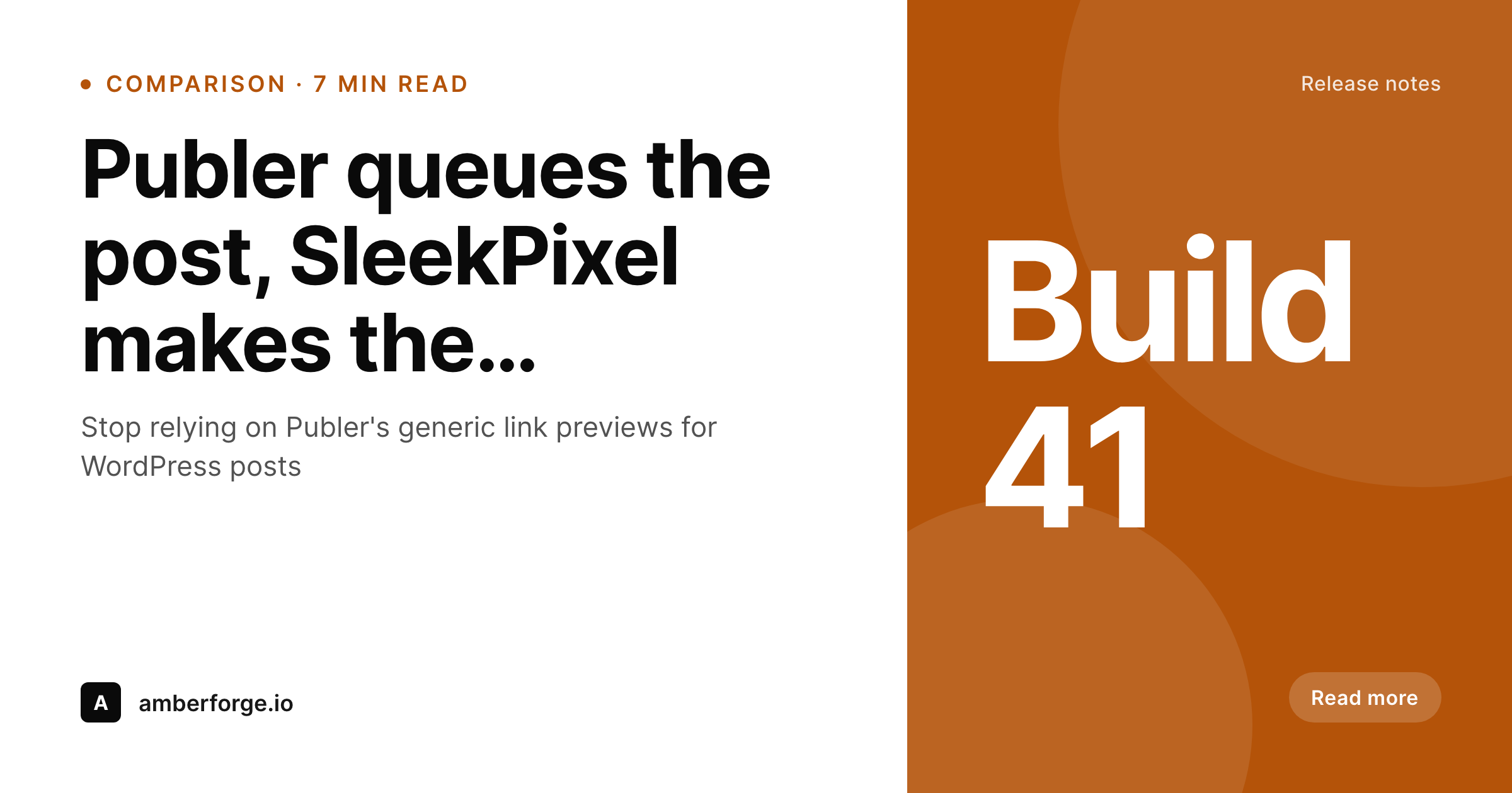 SleekPixel example output for Publer alternative for WordPress