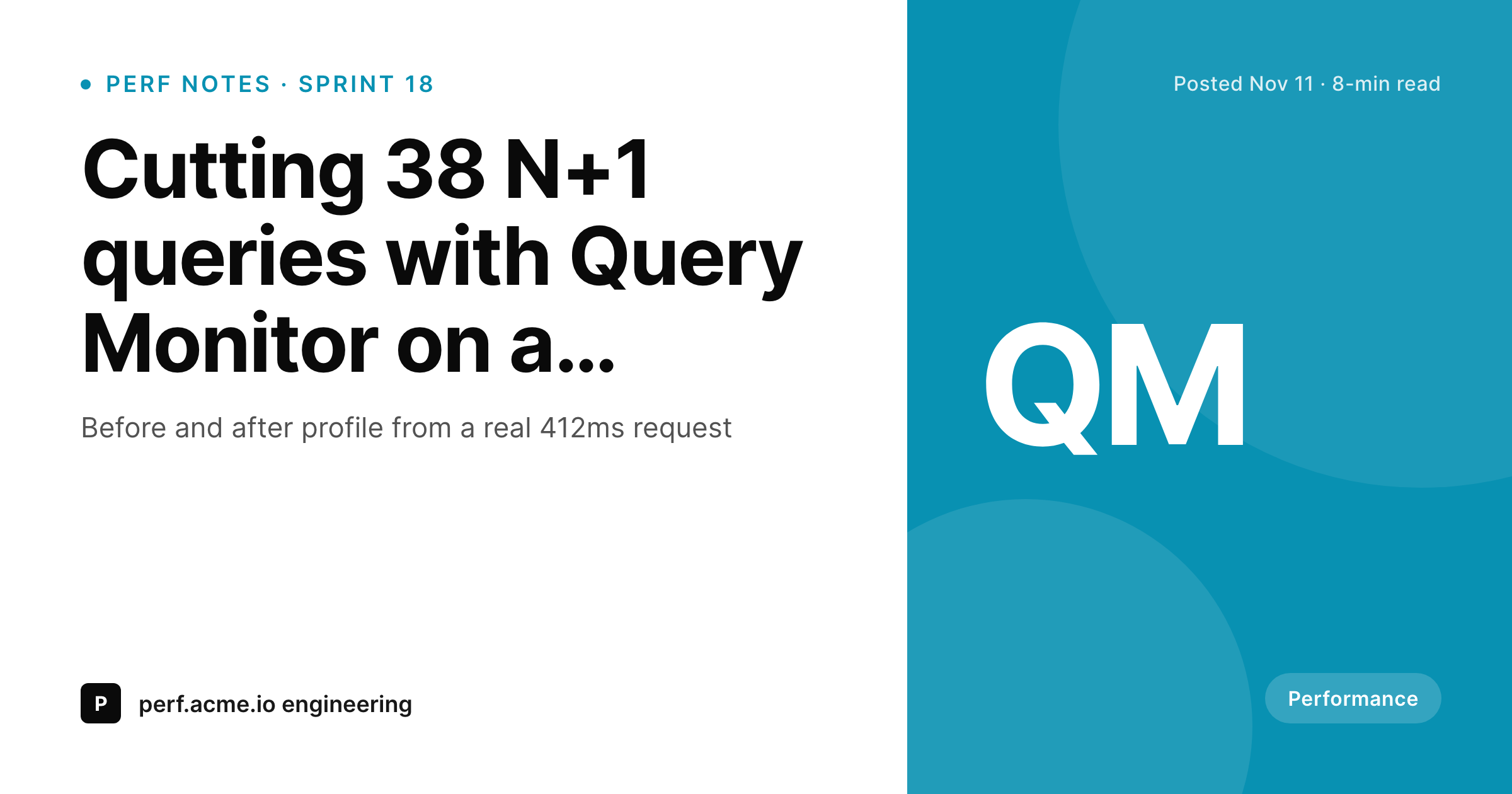 SleekPixel example output for Query Monitor