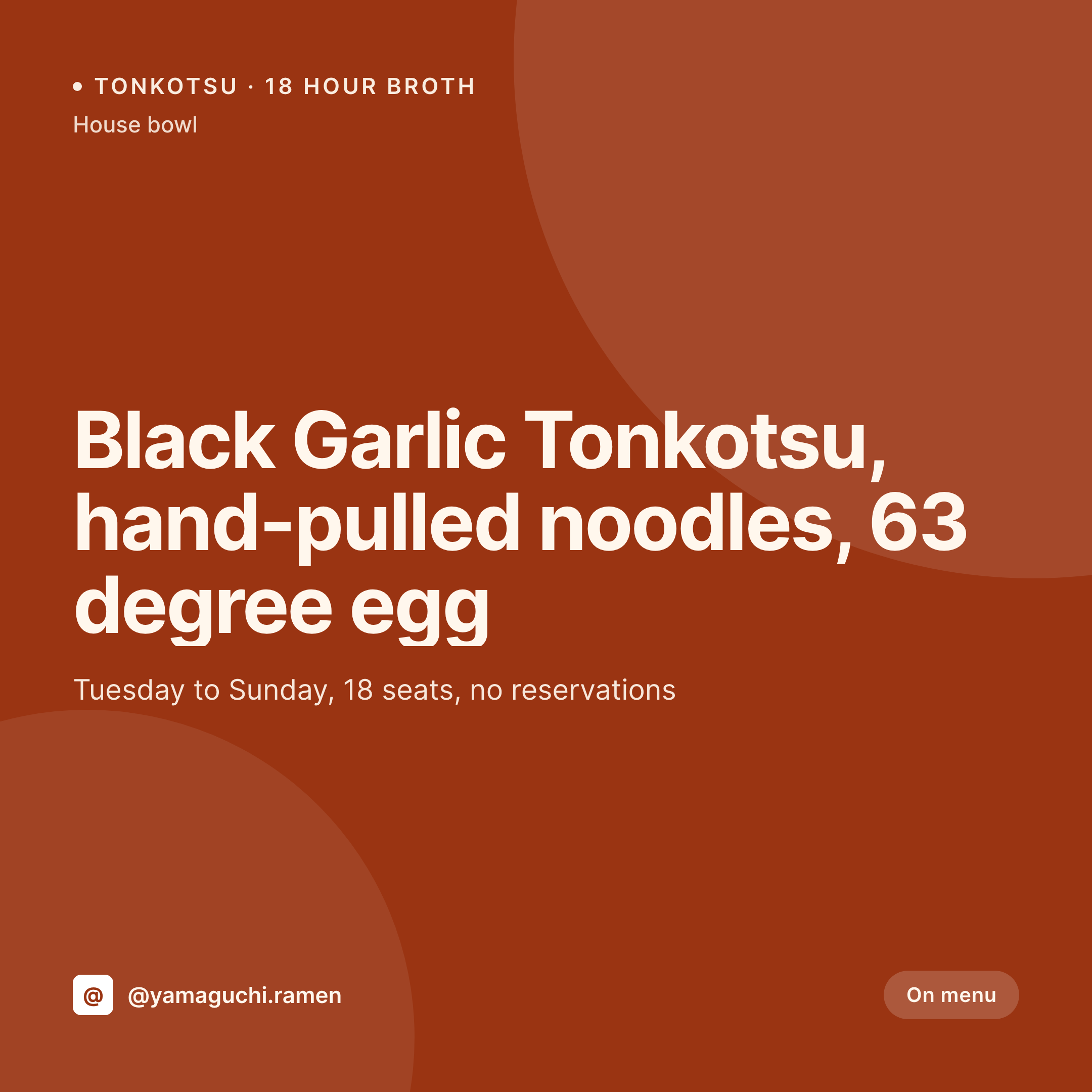 SleekPixel example output for ramen shop