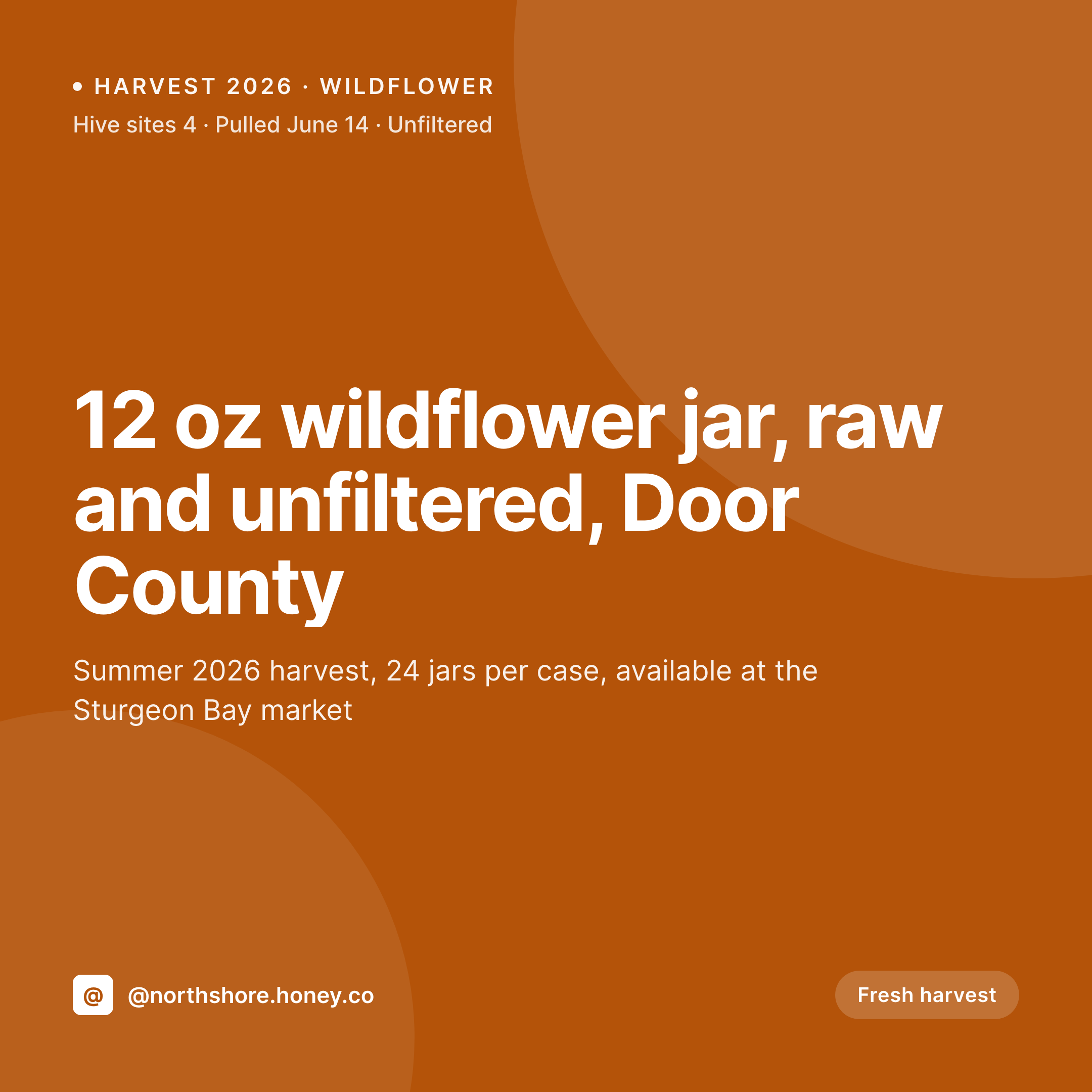 SleekPixel example output for raw honey producer