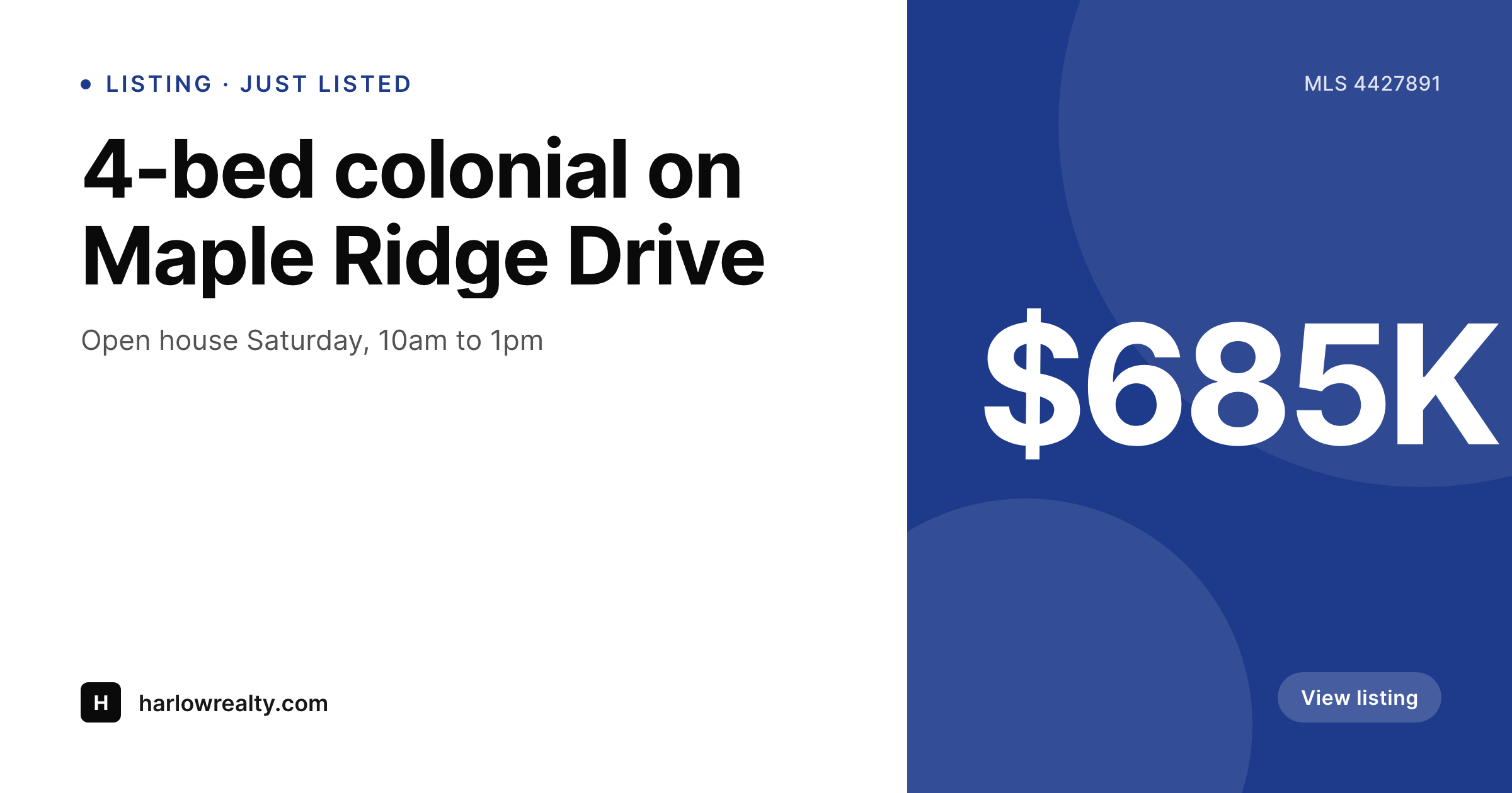 SleekPixel example output for real estate agent