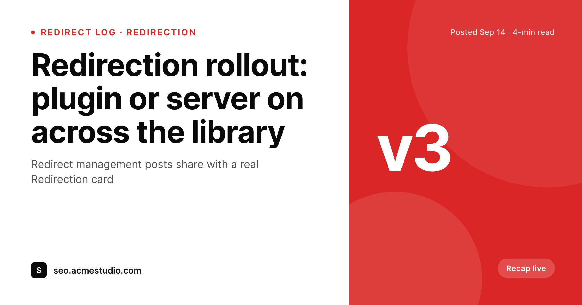 SleekPixel example output for Redirection