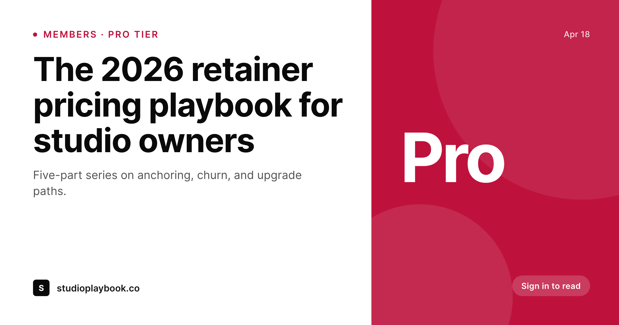 SleekPixel example output for Restrict Content Pro
