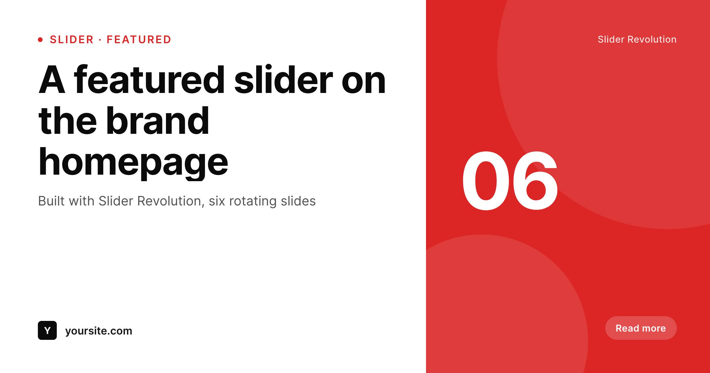 SleekPixel example output for Slider Revolution