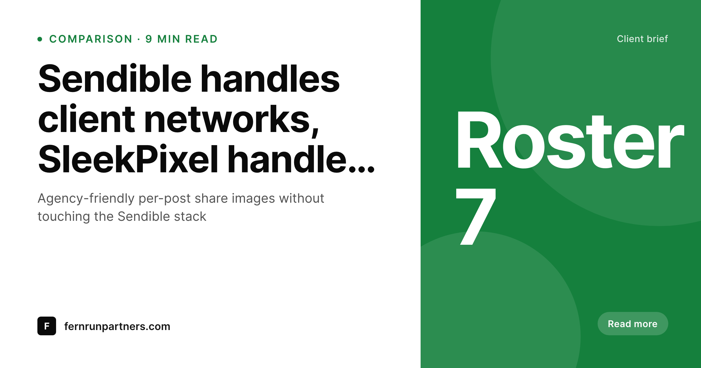 SleekPixel example output for Sendible alternative for WordPress