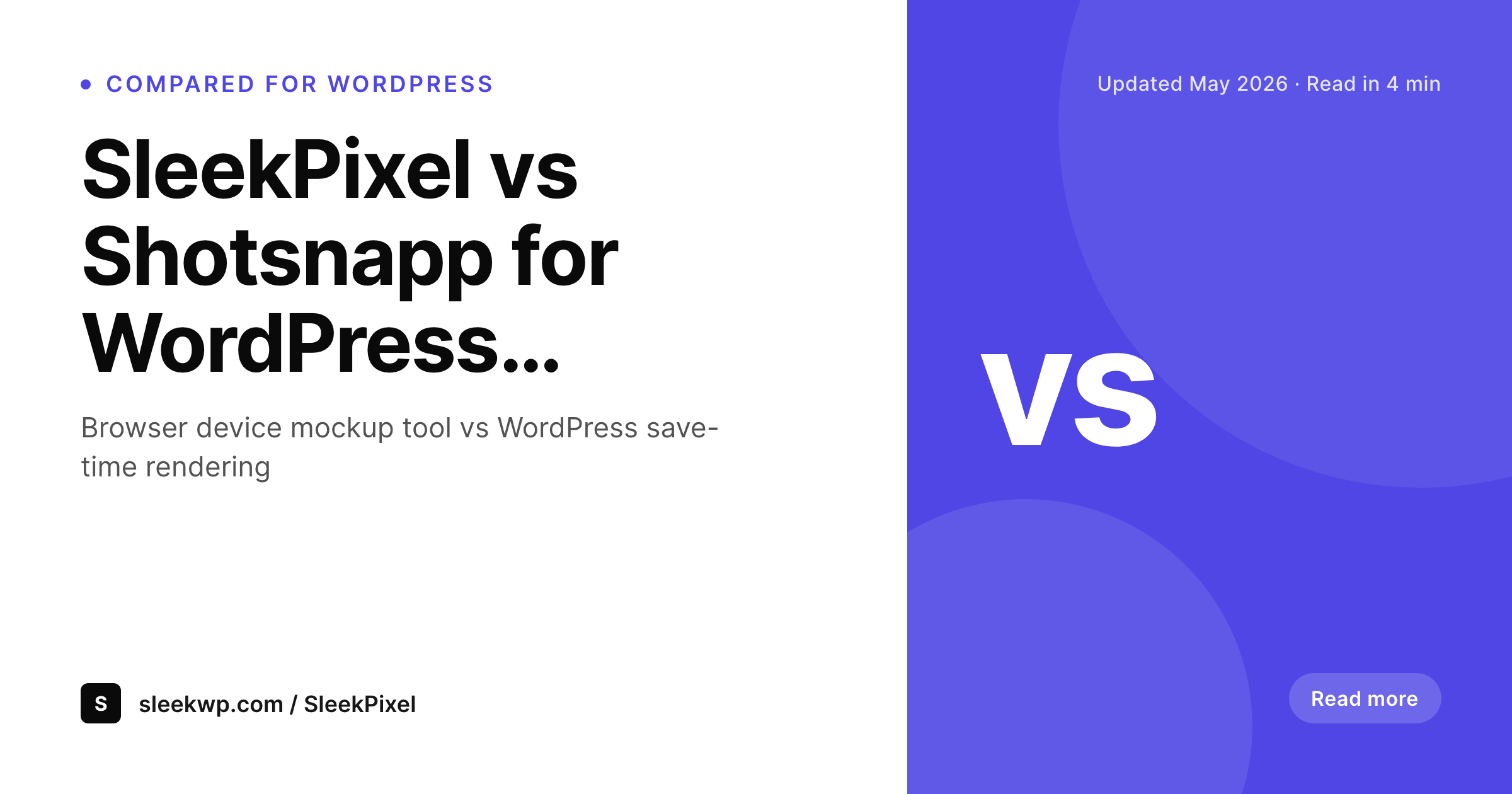 SleekPixel example output for Shotsnapp alternative for WordPress