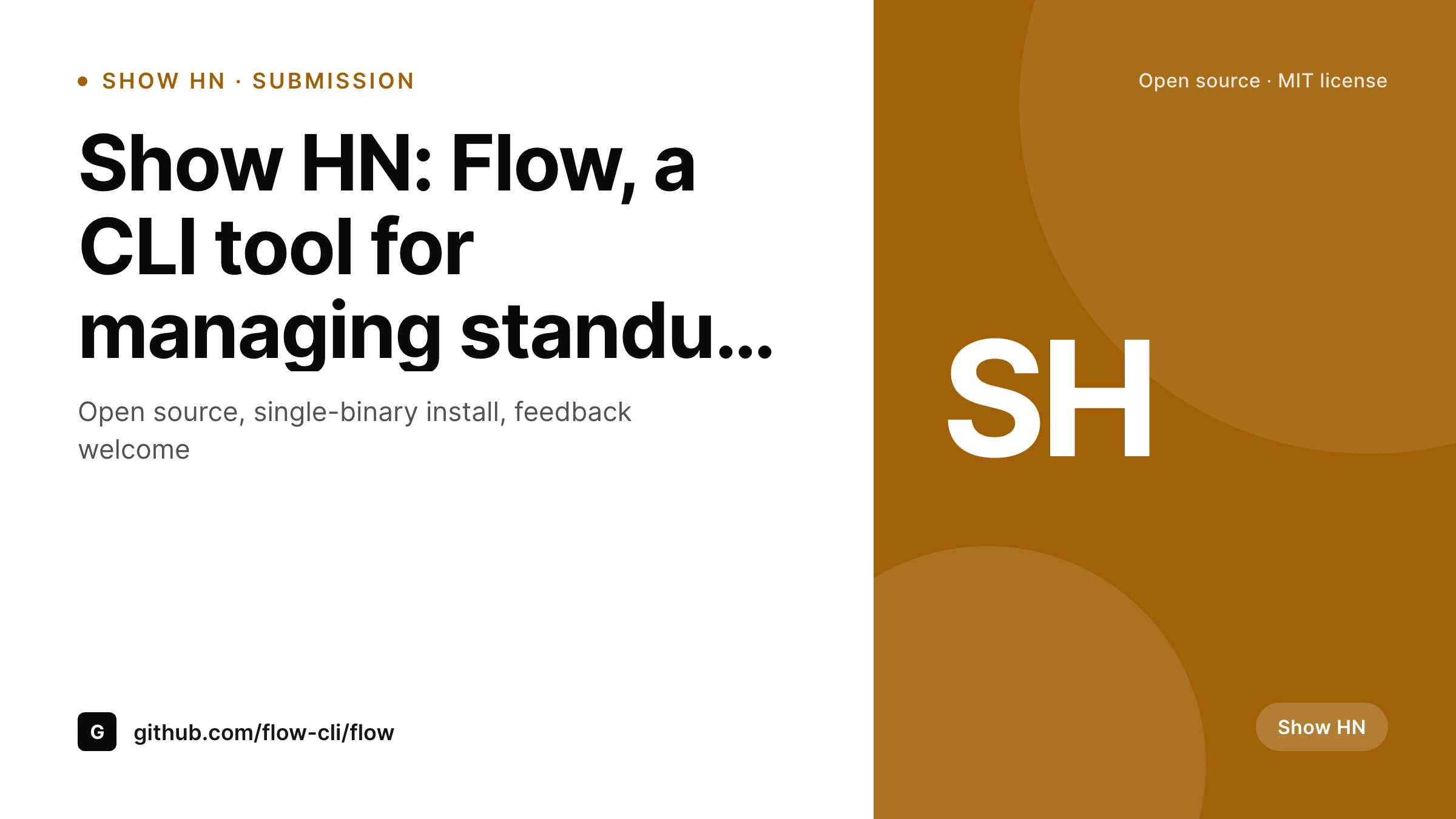 SleekPixel example output for Show HN card