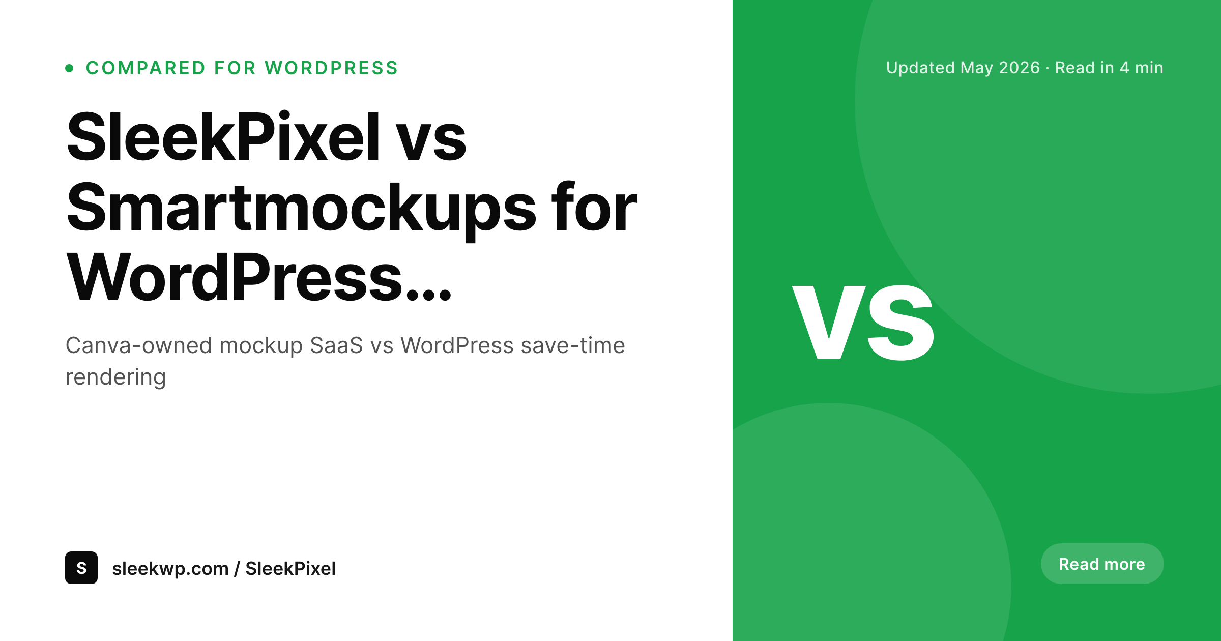 SleekPixel example output for Smartmockups alternative for WordPress