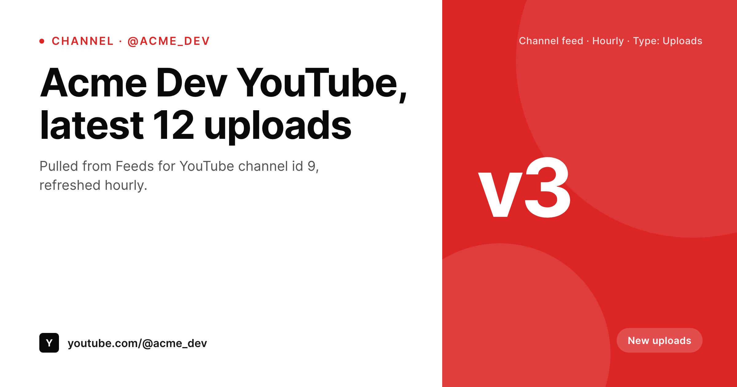 SleekPixel example output for Smash Balloon YouTube Feed