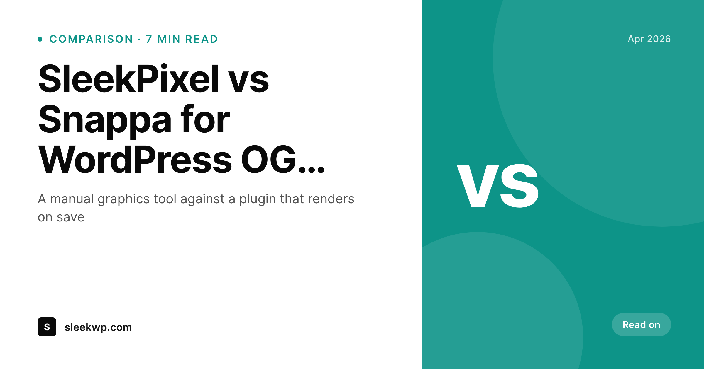 SleekPixel example output for Snappa alternative for WordPress