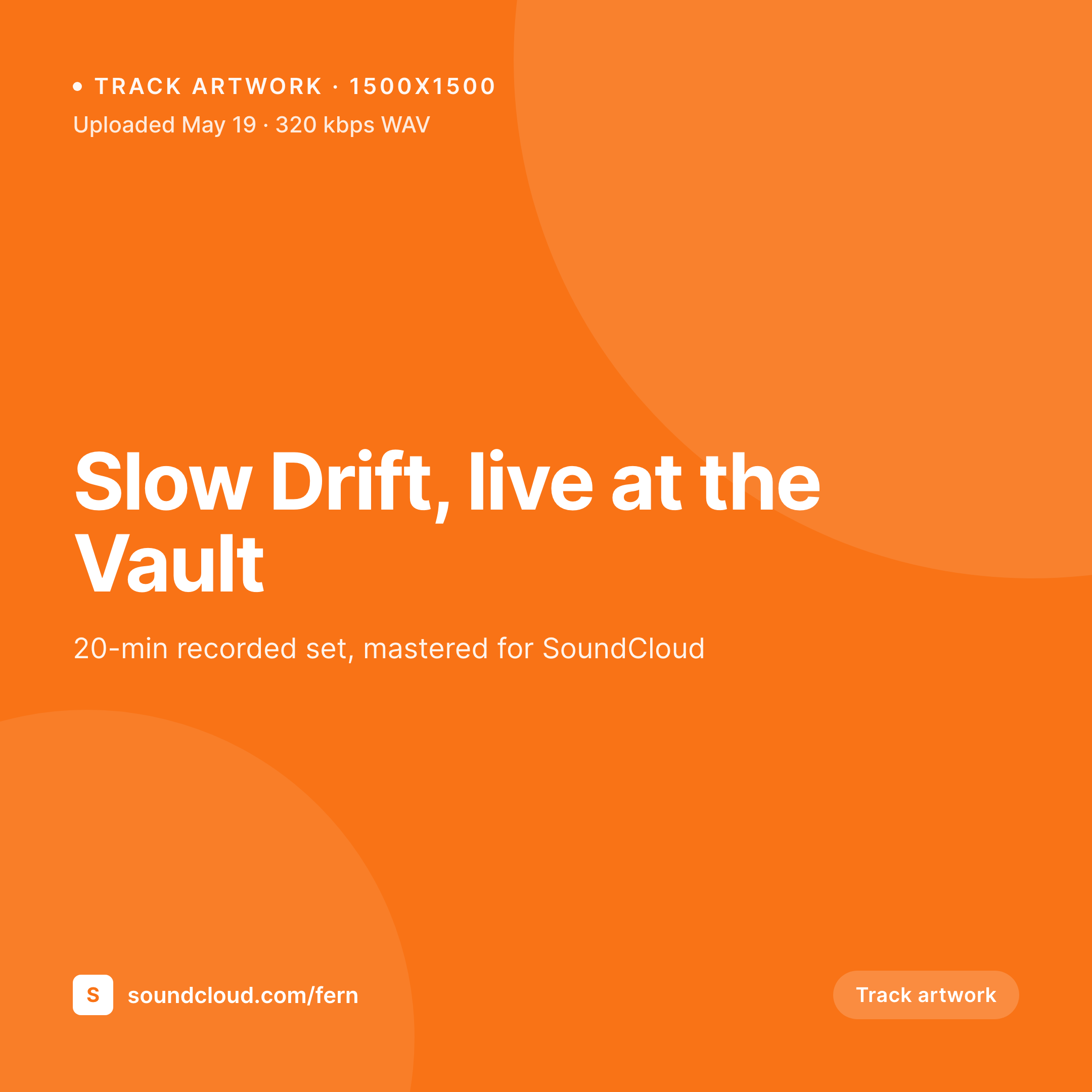 SleekPixel example output for SoundCloud track art