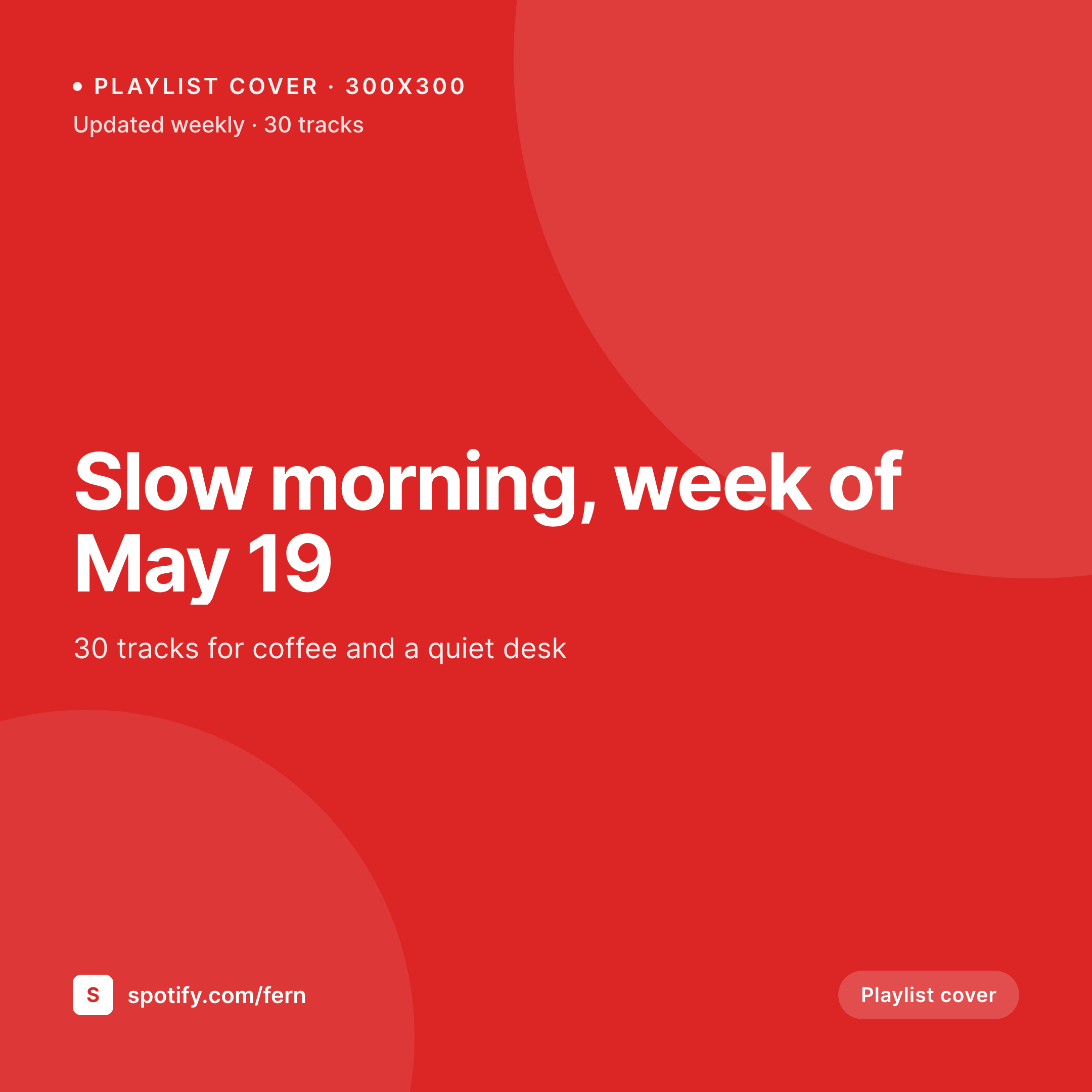 SleekPixel example output for Spotify playlist cover