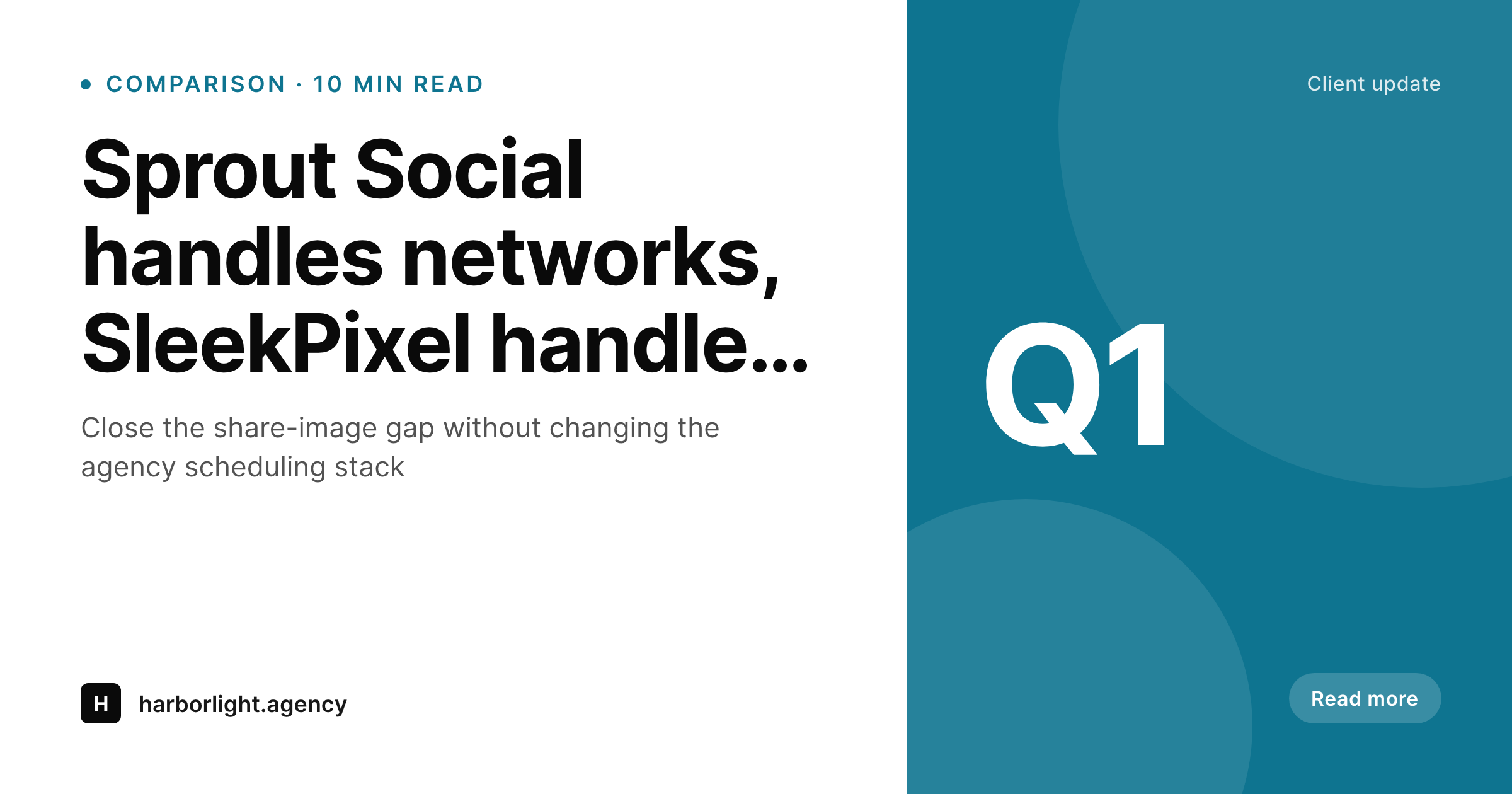 SleekPixel example output for Sprout Social alternative for WordPress
