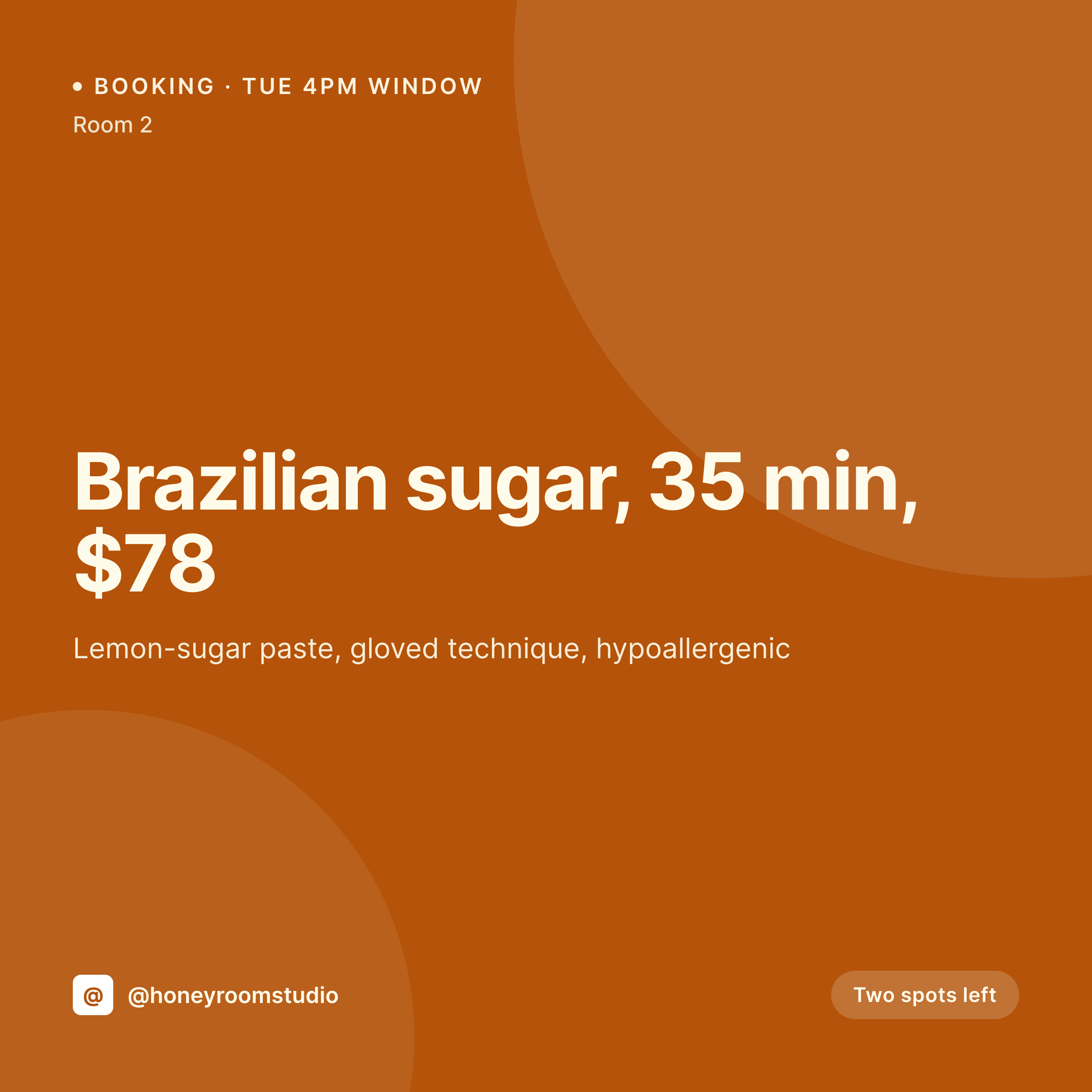 SleekPixel example output for sugaring studio