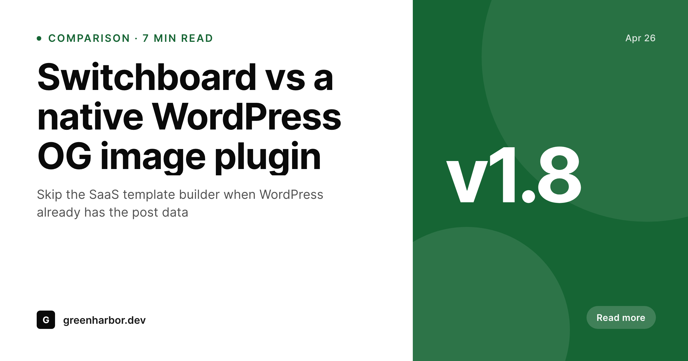 SleekPixel example output for Switchboard alternative for WordPress