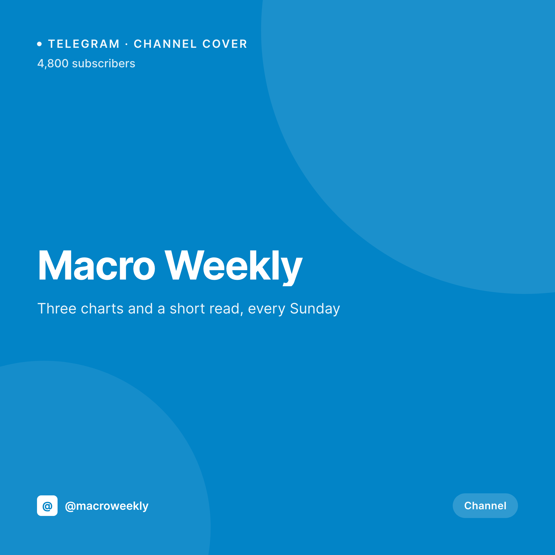 SleekPixel example output for Telegram channel cover images