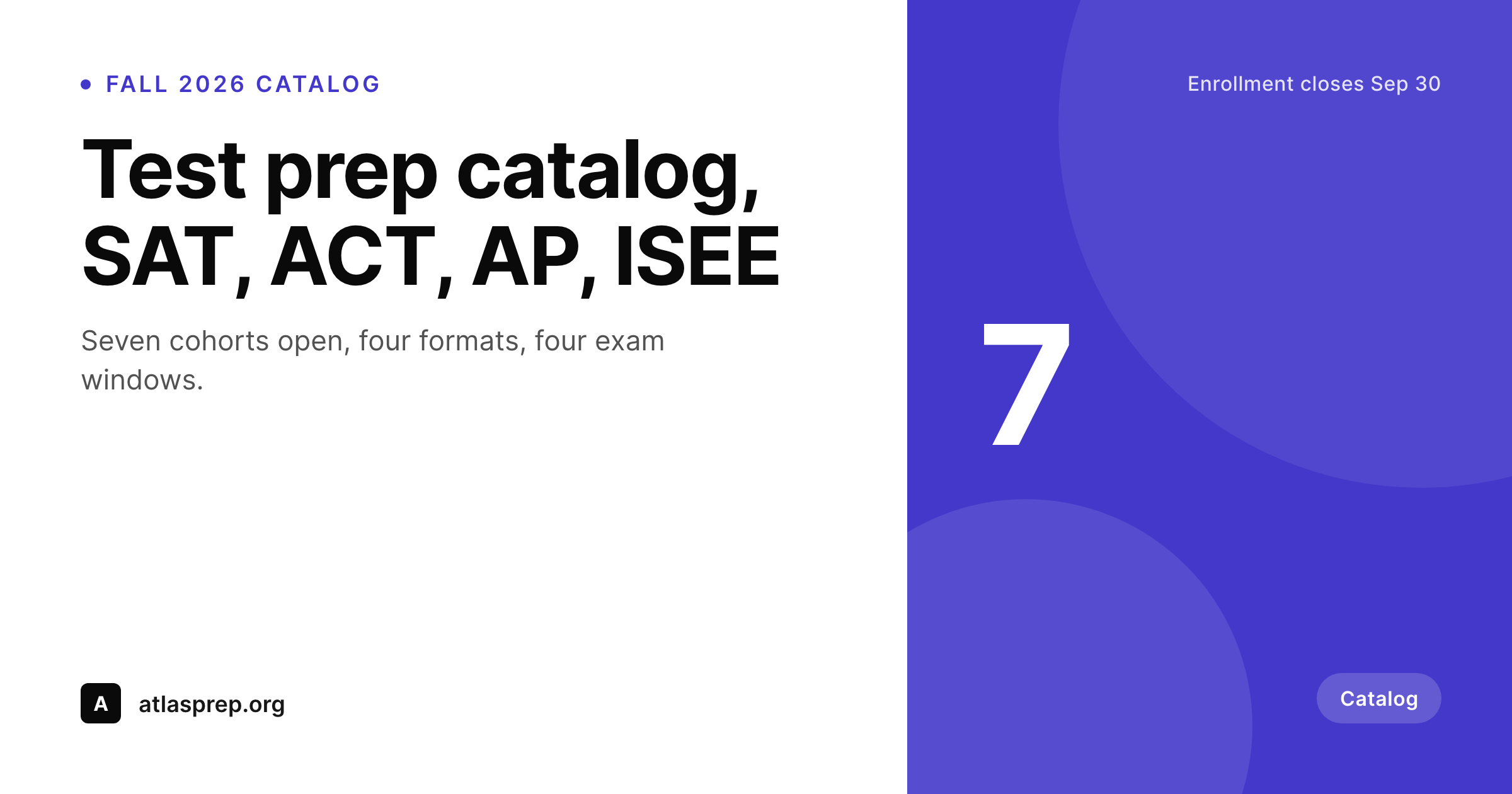 SleekPixel example output for test prep service