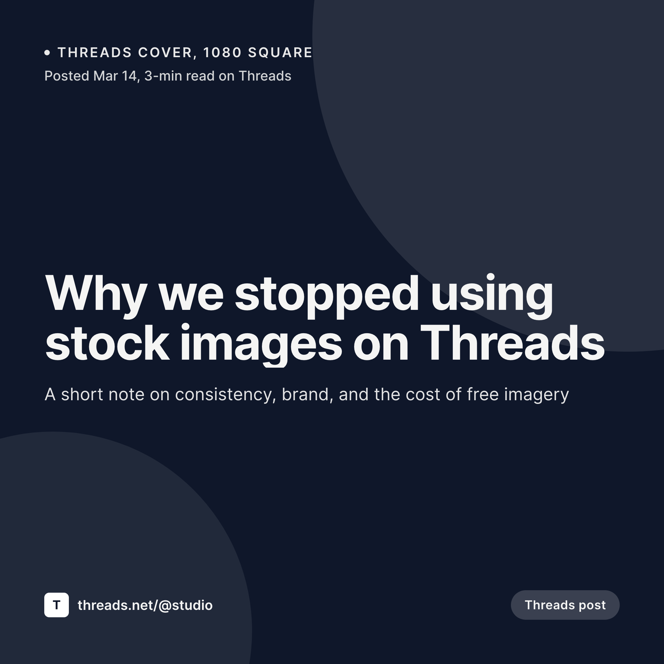 SleekPixel example output for Threads post cover