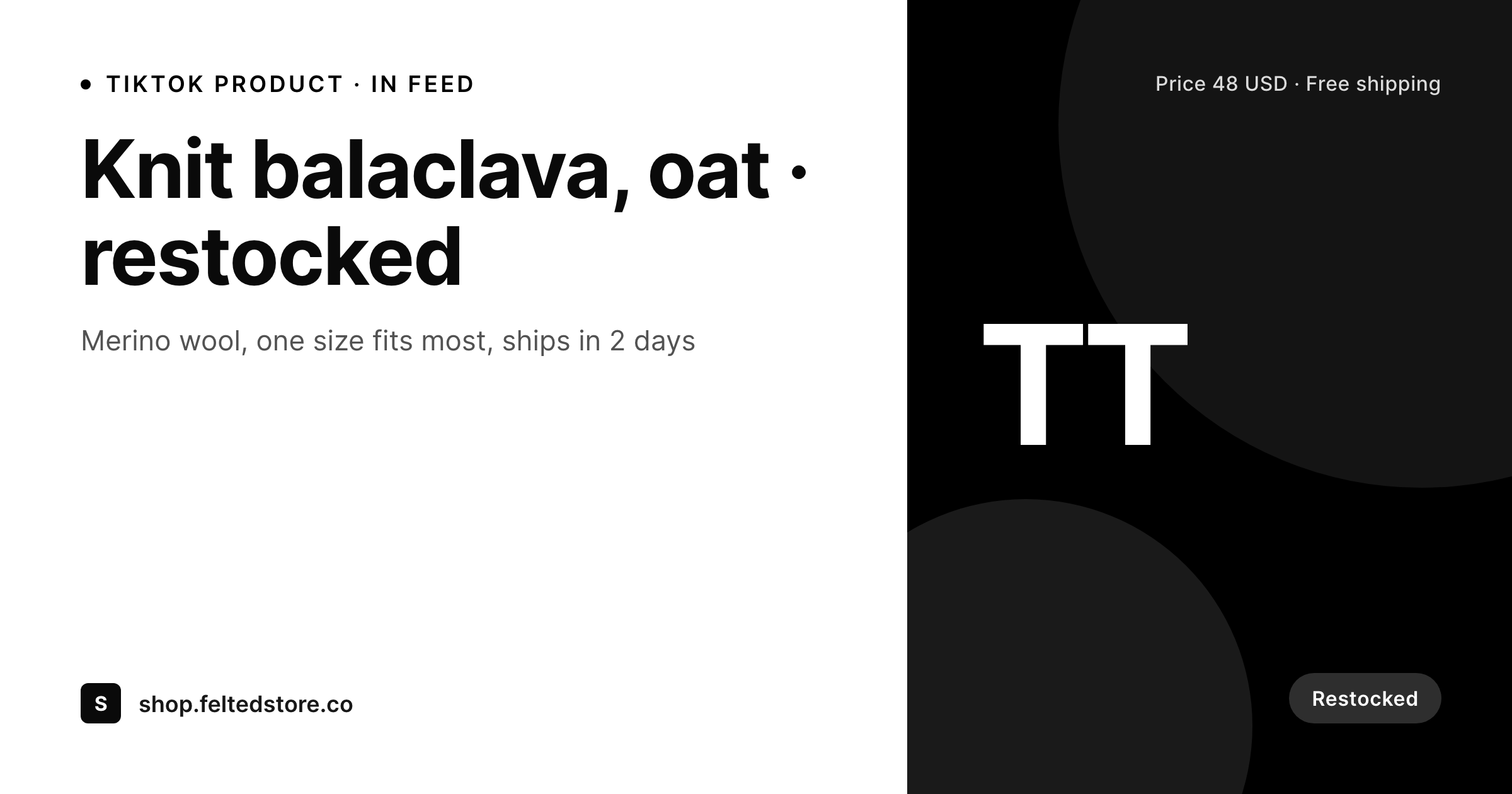 SleekPixel example output for TikTok for WooCommerce