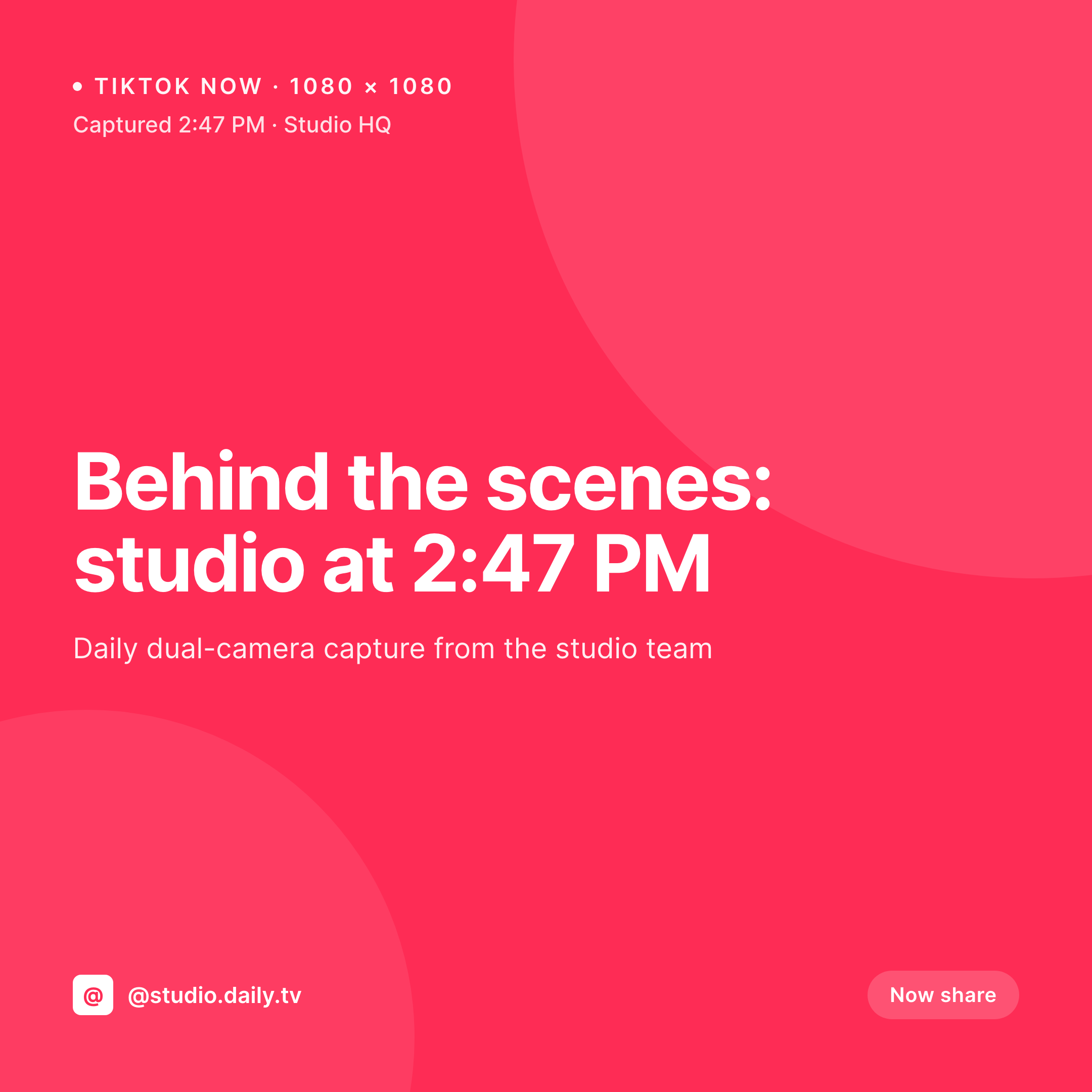 SleekPixel example output for TikTok Now image