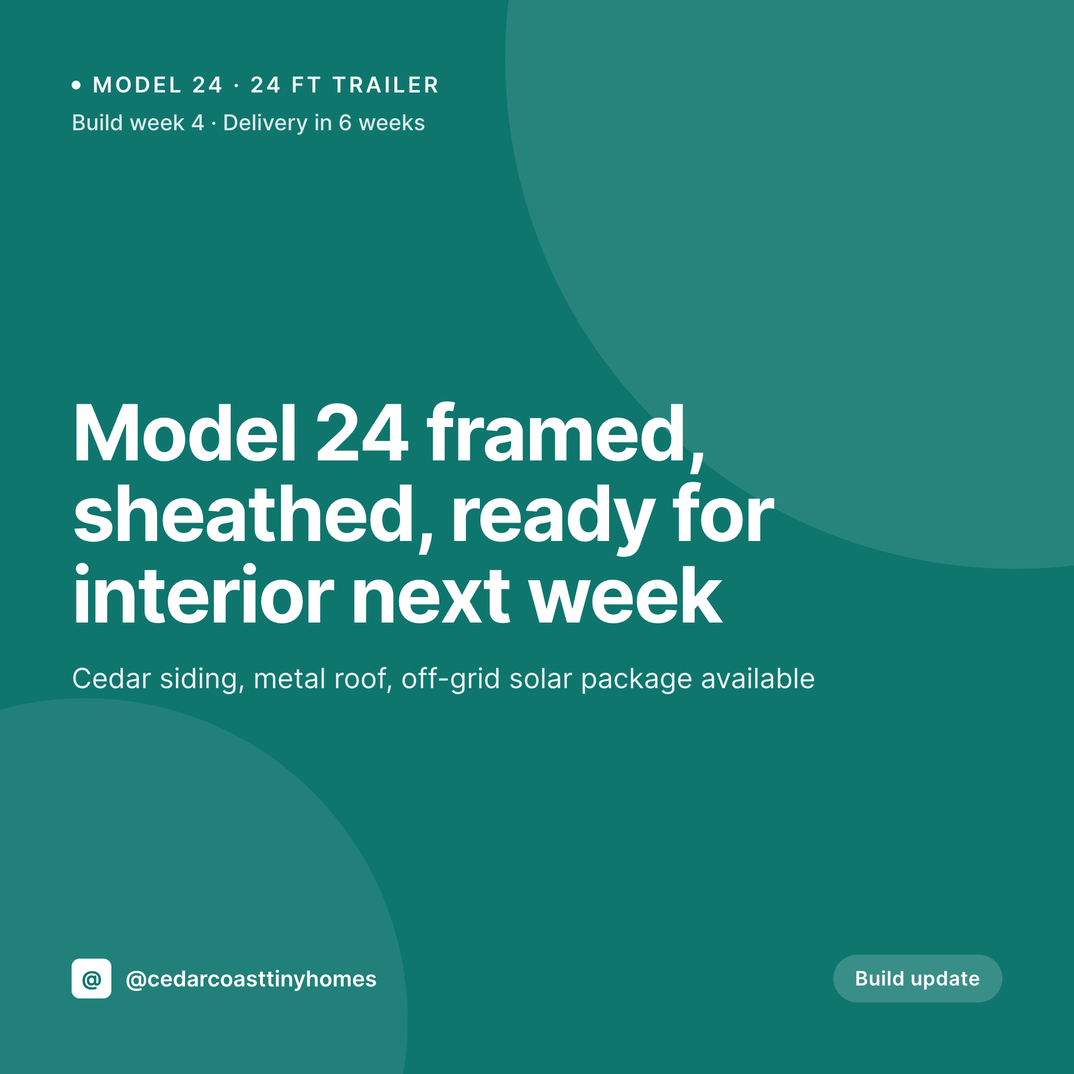 SleekPixel example output for tiny home builder