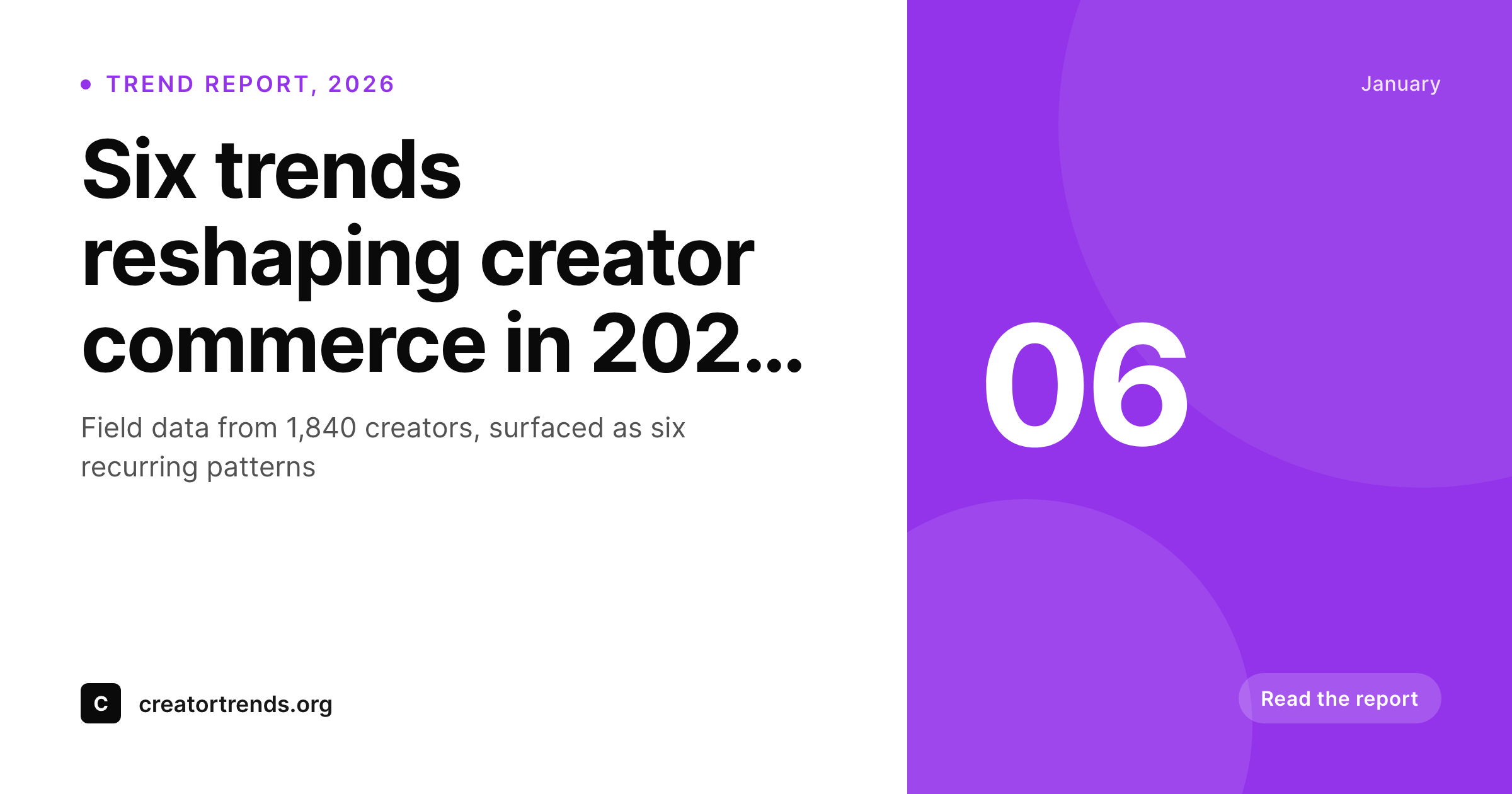 SleekPixel example output for trend report cards