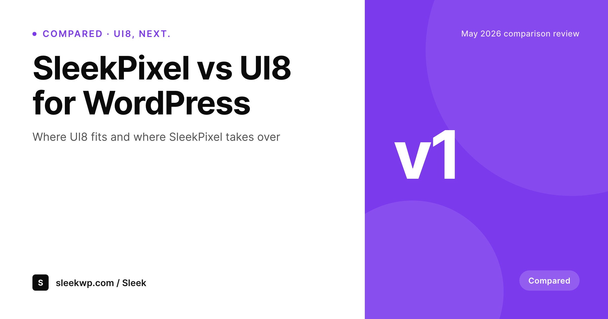 SleekPixel example output for UI8 alternative for WordPress