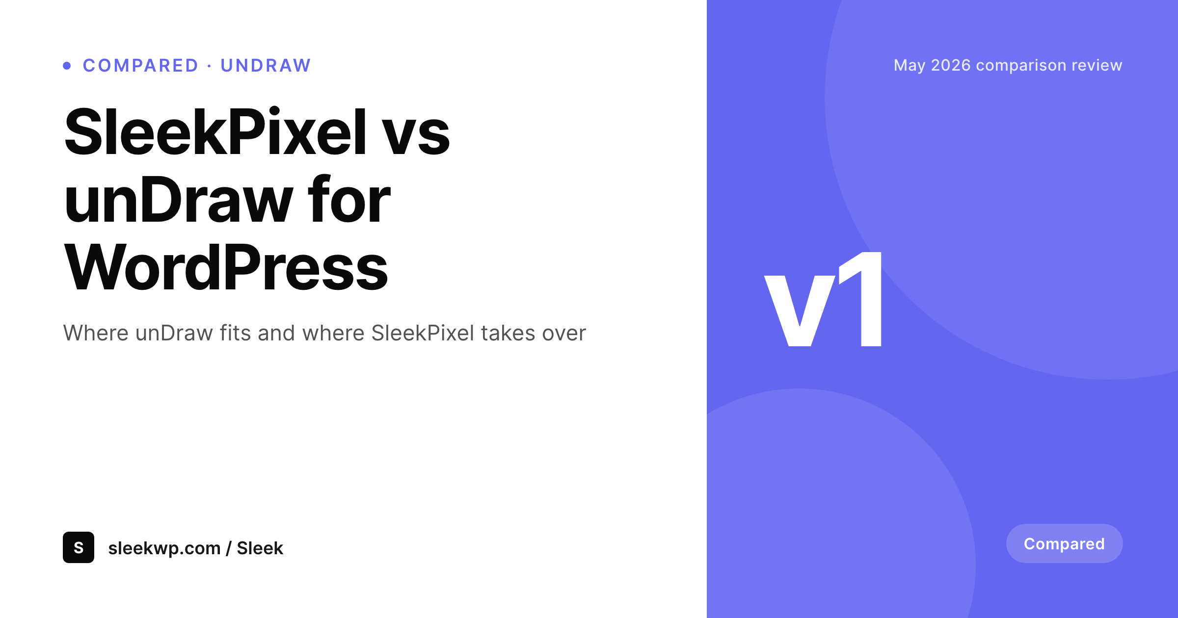 SleekPixel example output for unDraw alternative for WordPress